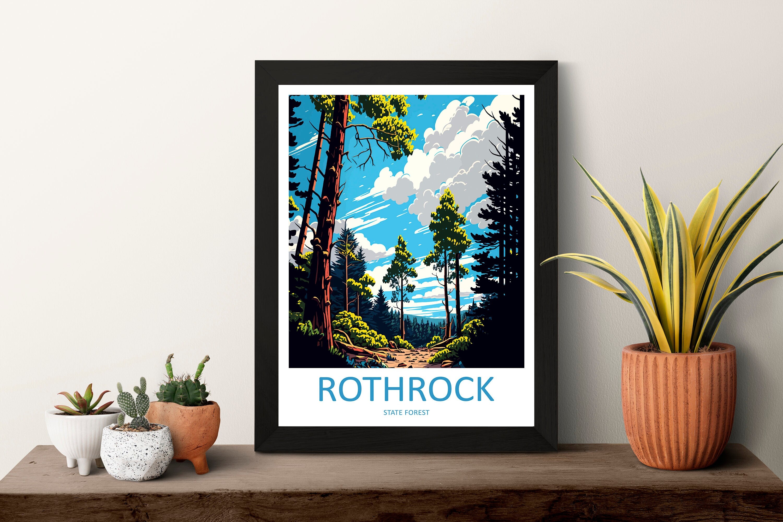 Rothrock State Forest Travel Print Wall Art Rothrock State Forest Wall Hanging Home Décor Rothrock State Forest Gift Art Lovers Pennsylvania