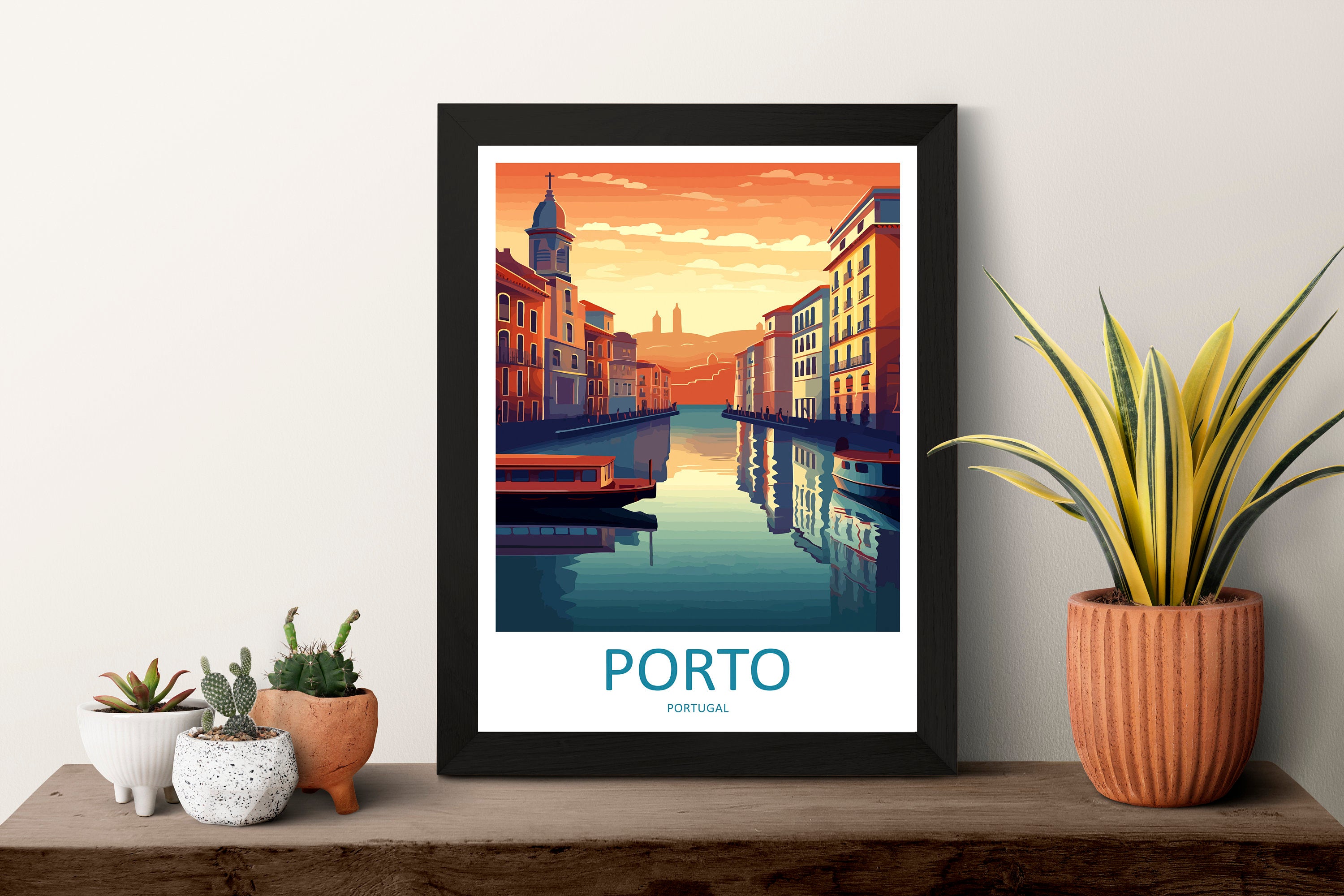 Porto Travel Print Wall Art Porto Wall Hanging Home Décor Porto Gift Art Lovers Portugal Art Lover Gift Porto Wall Décor Porto Travel Art