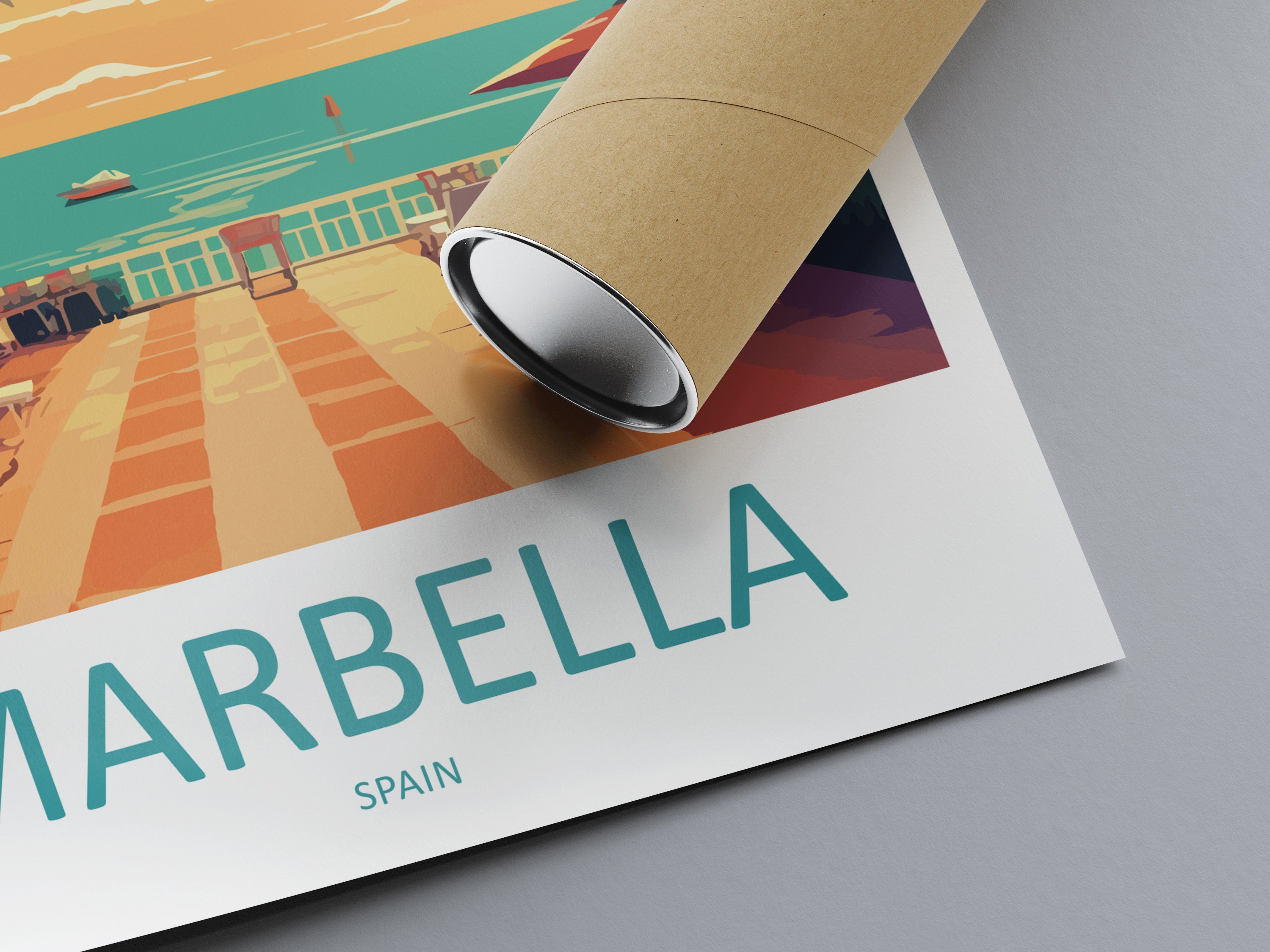 Marbella Travel Print Wall Art Marbella Wall Hanging Home Décor Marbella Gift Art Lovers Spain Art Lover Gift Marbella Wall Décor Spain Deco