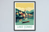 Lake Como Travel Print Wall Art Lake Como Italy Wall Hanging Home Decoration Lake Como Gift Art Lovers Wall Art Print Lake Como Italy Art