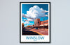 Winslow Travel Print Wall Art Winslow Wall Hanging Home Décor Winslow Gift Art Lovers Arizona Art Lover Gift Arizona