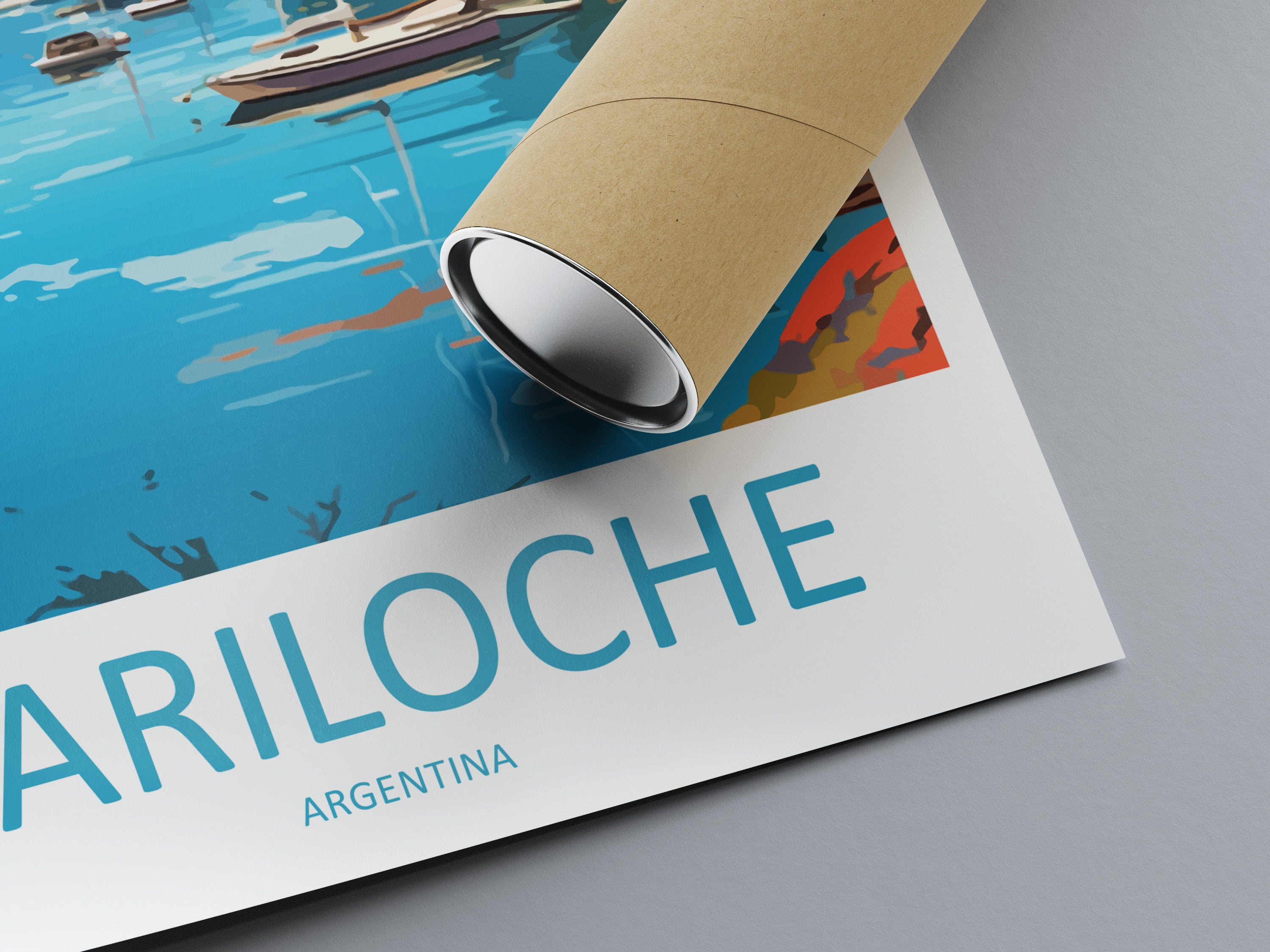 Bariloche Travel Print Wall Art Bariloche Wall Hanging Home Décor Bariloche Gift Art Lovers Argentina Art Lover Gift Bariloche Art