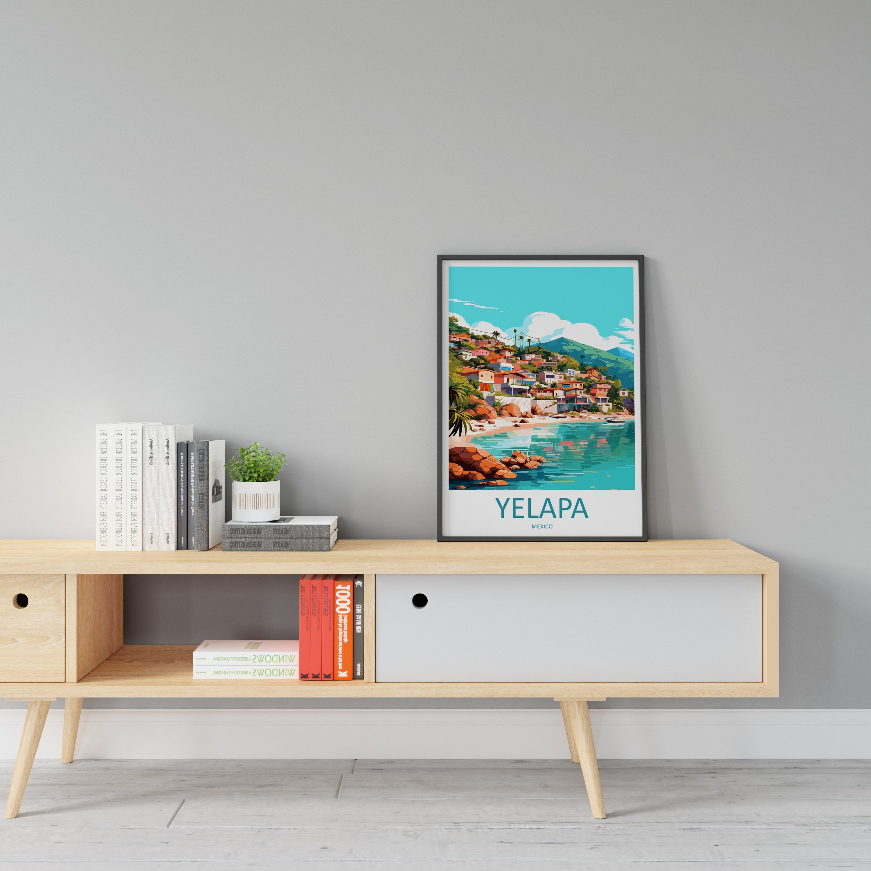 Yelapa Travel Print Wall Art Yelapa Wall Hanging Home Decoration Yelapa Gift Art Lovers Wall Art Print Art Yelapa Wall Hanging Poster