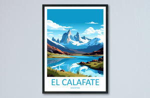 El Calafate Travel Print Wall Art El Calafate Wall Hanging Home Decor El Calafate Gift Art Lovers Wall Art Print Art El Calafate Artwork