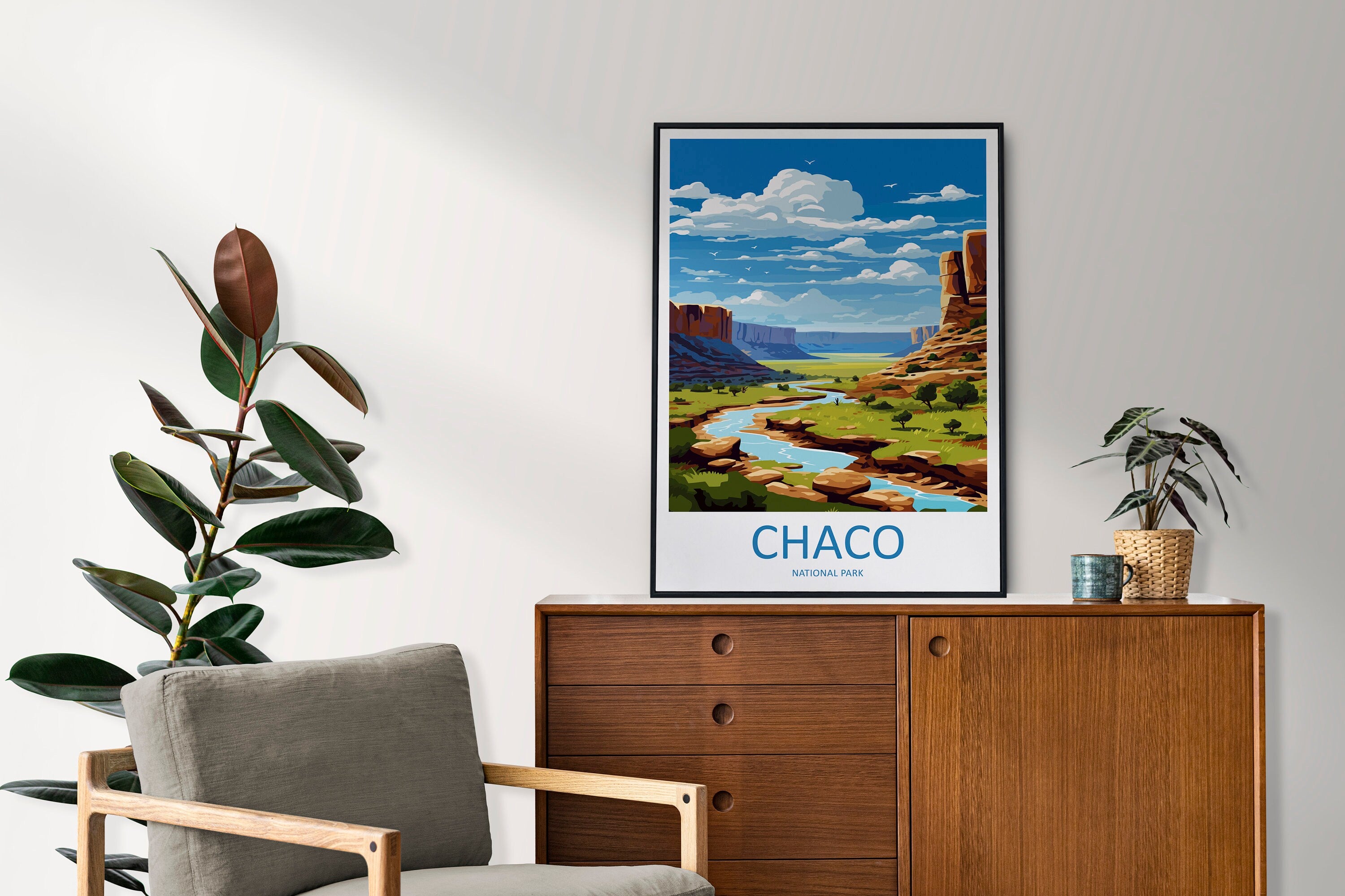 Chaco National Park Travel Print Wall Art Chaco National Park Wall Hanging Home Decor Chaco National Park Gift Art Lovers Wall Art Print Art