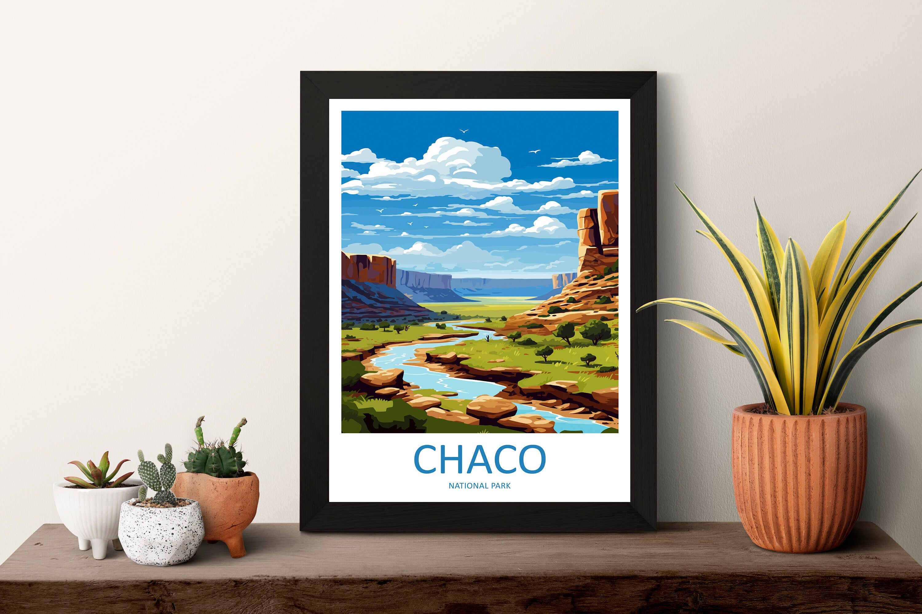 Chaco National Park Travel Print TravelZonaArt