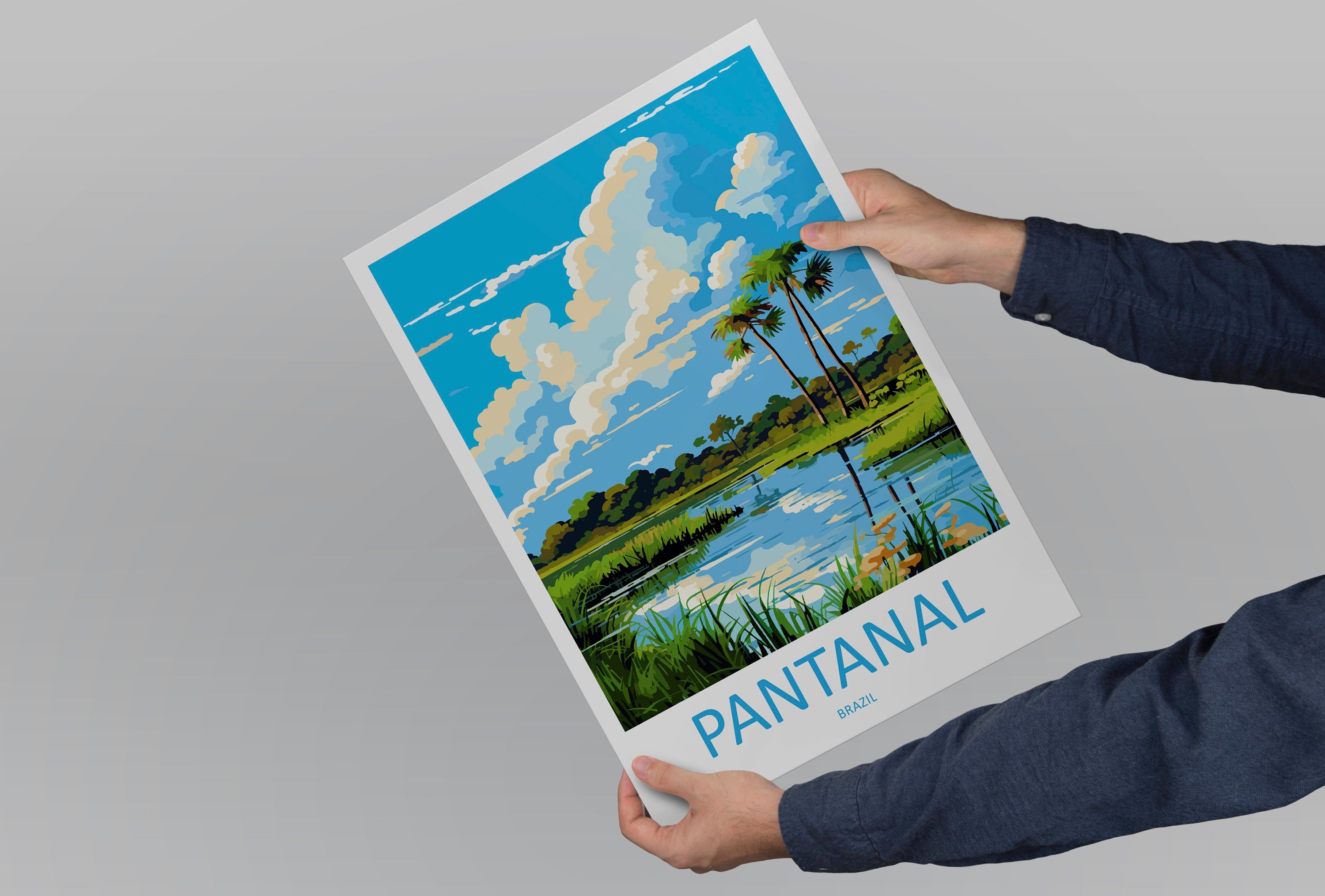 Pantanal Travel Print Wall Art Pantanal Wall Hanging Home Decor Pantanal Gift Art Lovers Wall Art Print Art Brazil Travel Poster