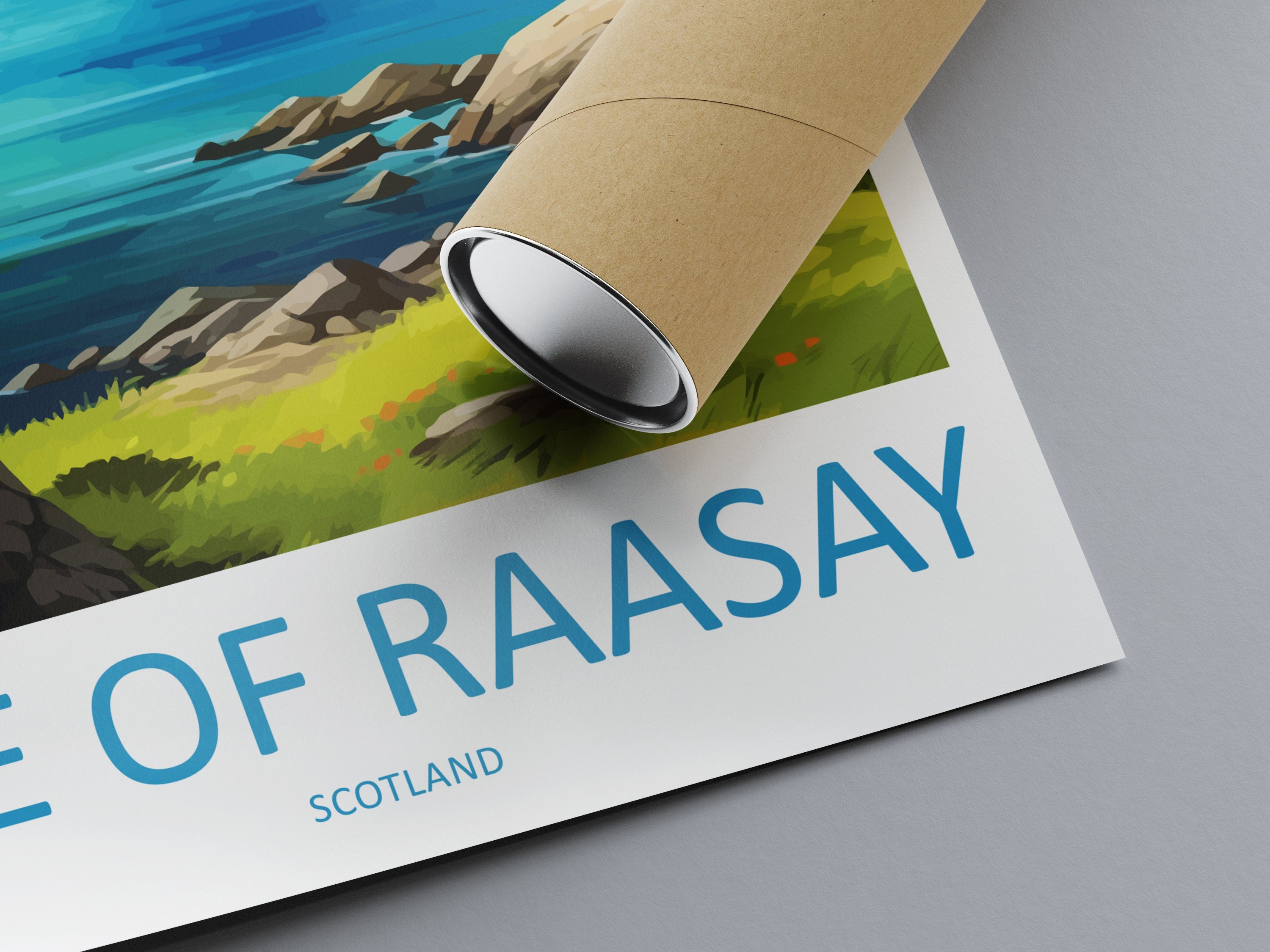 Isle Of Raasay Travel Print Wall Art Isle Of Raasay Wall Hanging Home Décor Isle Of Raasay Gift Art Lovers Scotland Art Lover Travel Gift