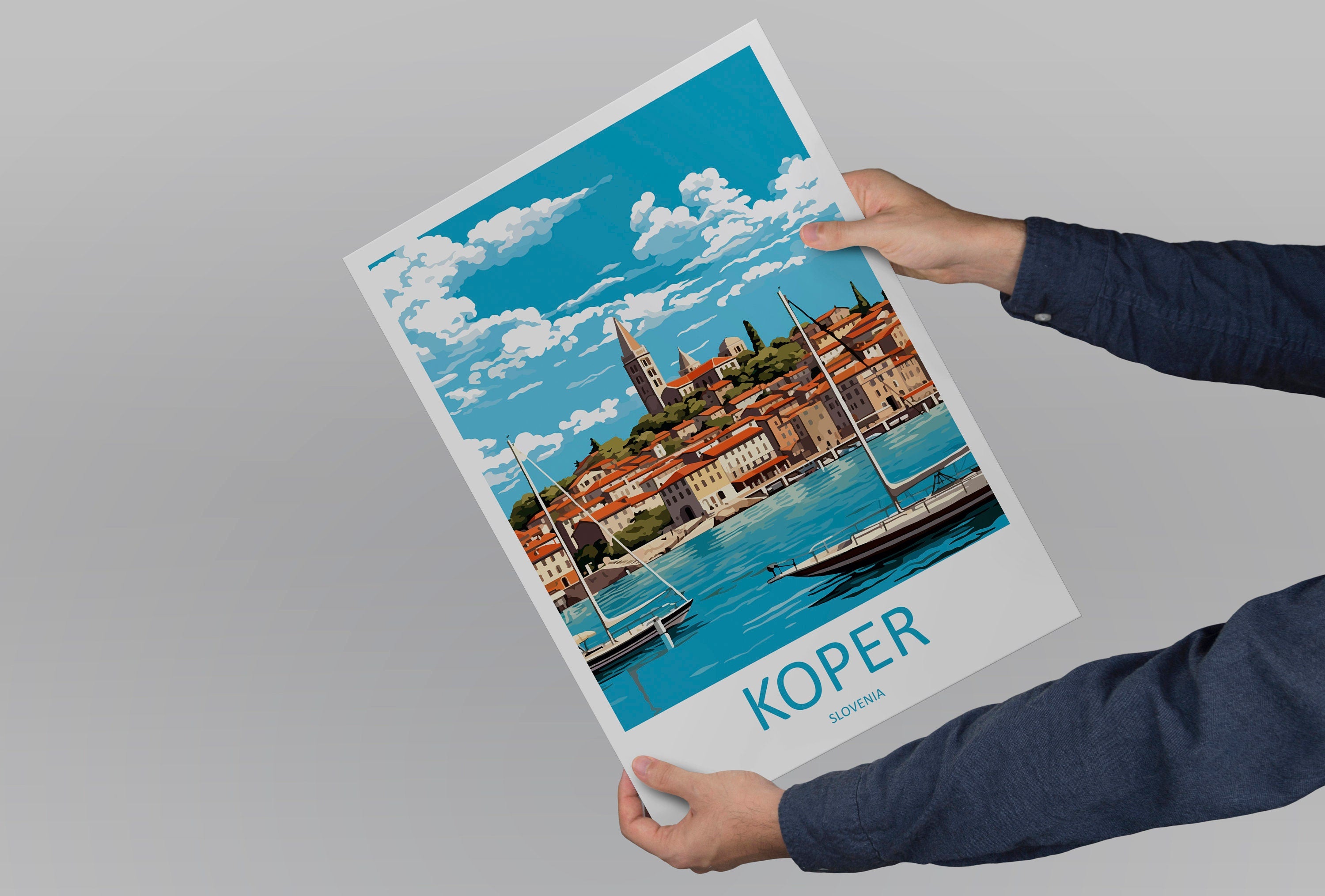 Koper Travel Print Koper Home Décor Slovenia Art Print Koper Wall Print For Gift Wall Hanging Art Travel Slovenia Artwork