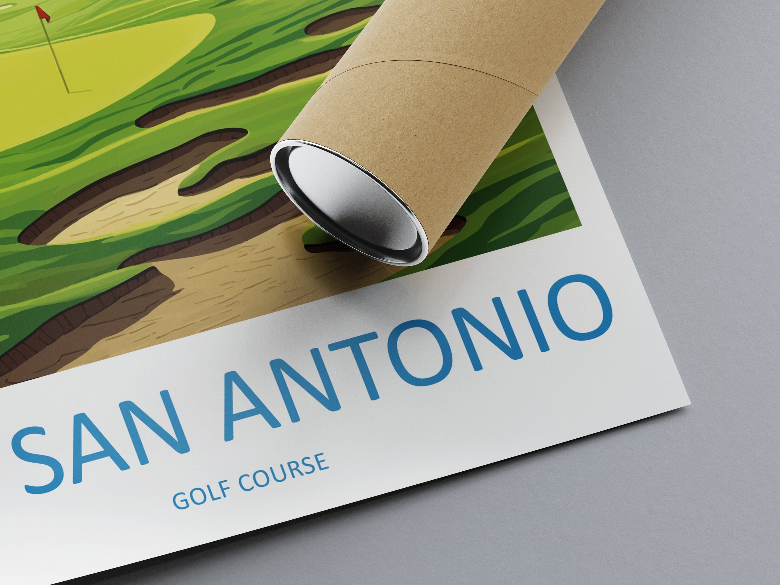 TPC San Antonio Golf Travel Print Wall Art TPC San Antonio Golf Wall Hanging Home Décor TPC San Antonio Golf Art Gift Art Lovers Golf Art