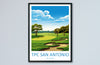 TPC San Antonio Golf Travel Print Wall Art TPC San Antonio Golf Wall Hanging Home Décor TPC San Antonio Golf Art Gift Art Lovers Golf Art