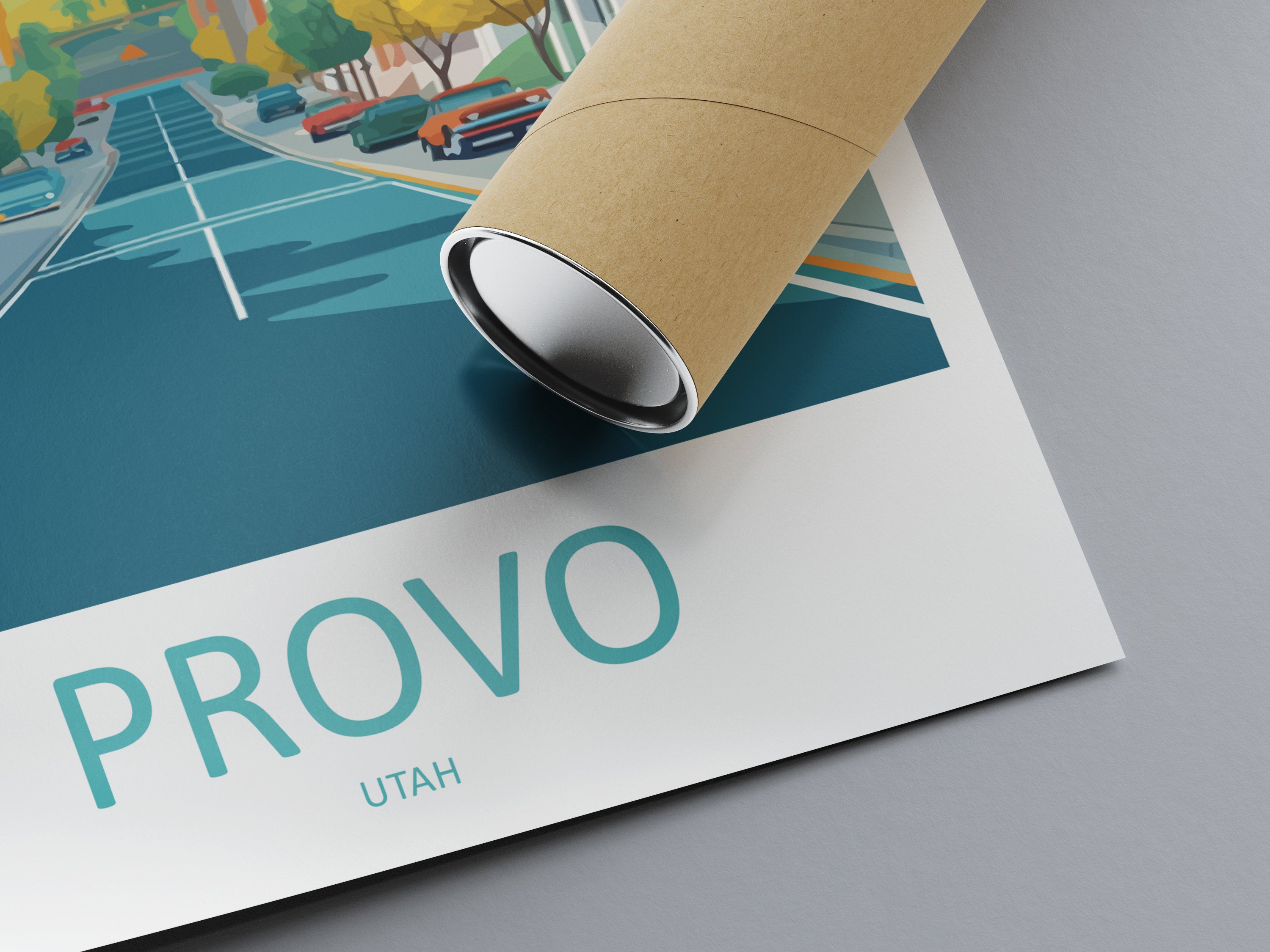 Provo Travel Print Wall Art Provo Wall Hanging Home Décor Provo Gift Art Lovers Utah Art Lover Gift Travel Posters Wall Art