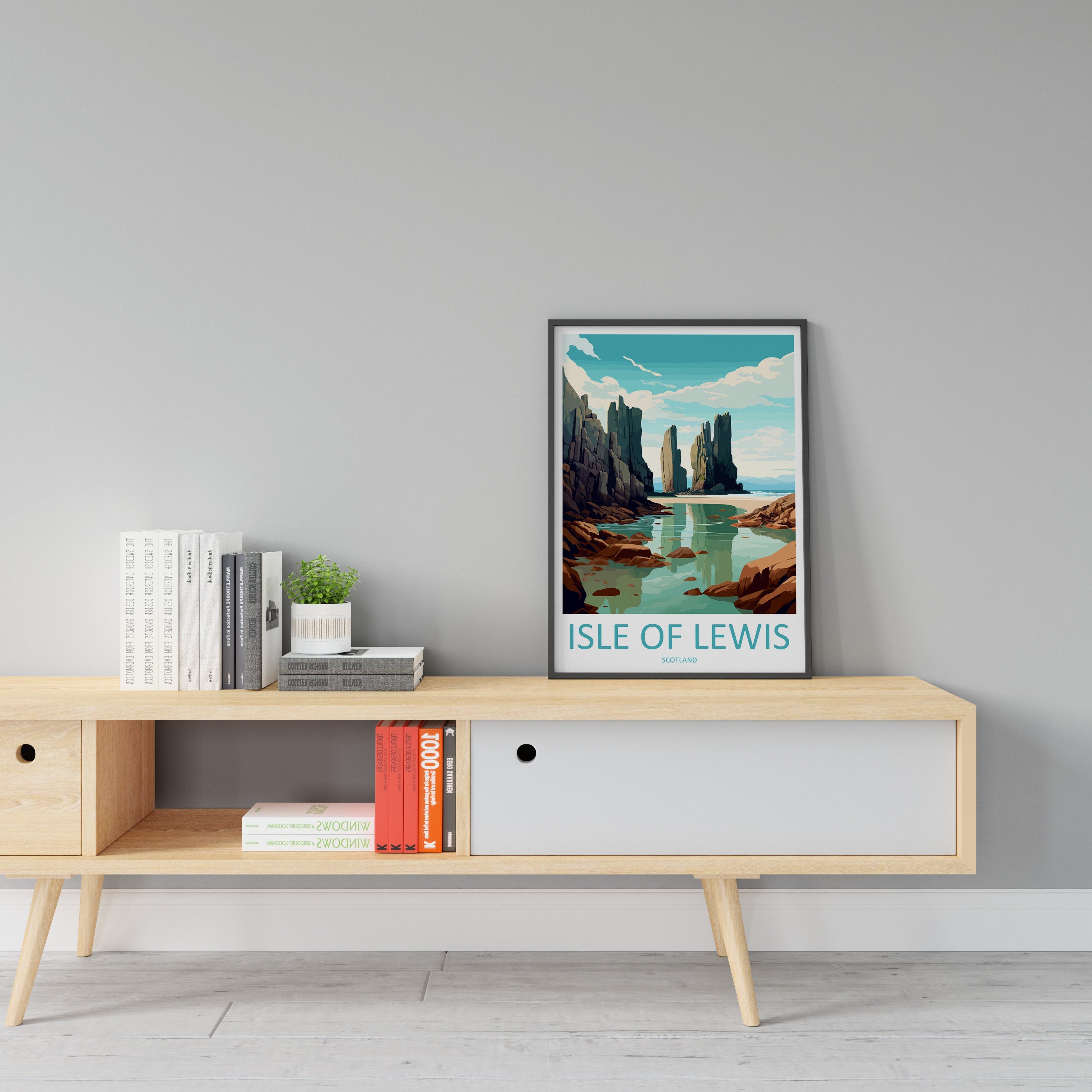 Isle Of Lewis Travel Print Wall Art Isle Of Lewis Wall Hanging Home Décor Isle Of Lewis Gift Art Lovers Scotland Art Lover Gift Isle Poster