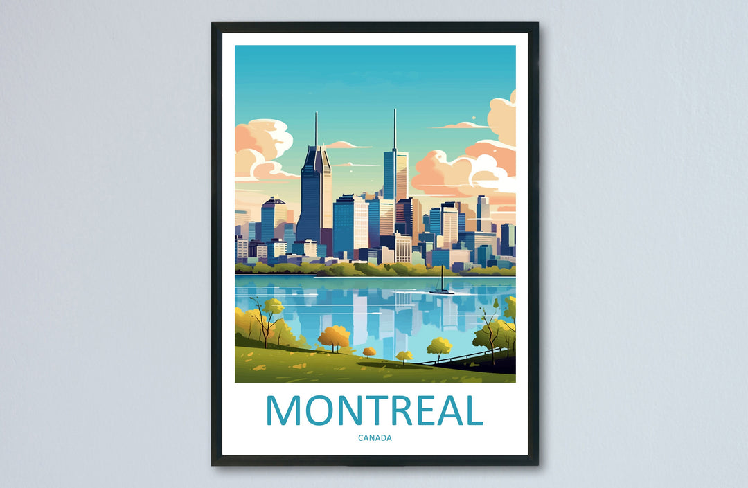 Affiche Montréal 50x70 cm