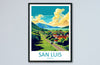 San Luis Travel Print Wall Art San Luis Wall Hanging Home Décor San Luis Gift Art Lovers Argentina Art Lover Gift San Luis