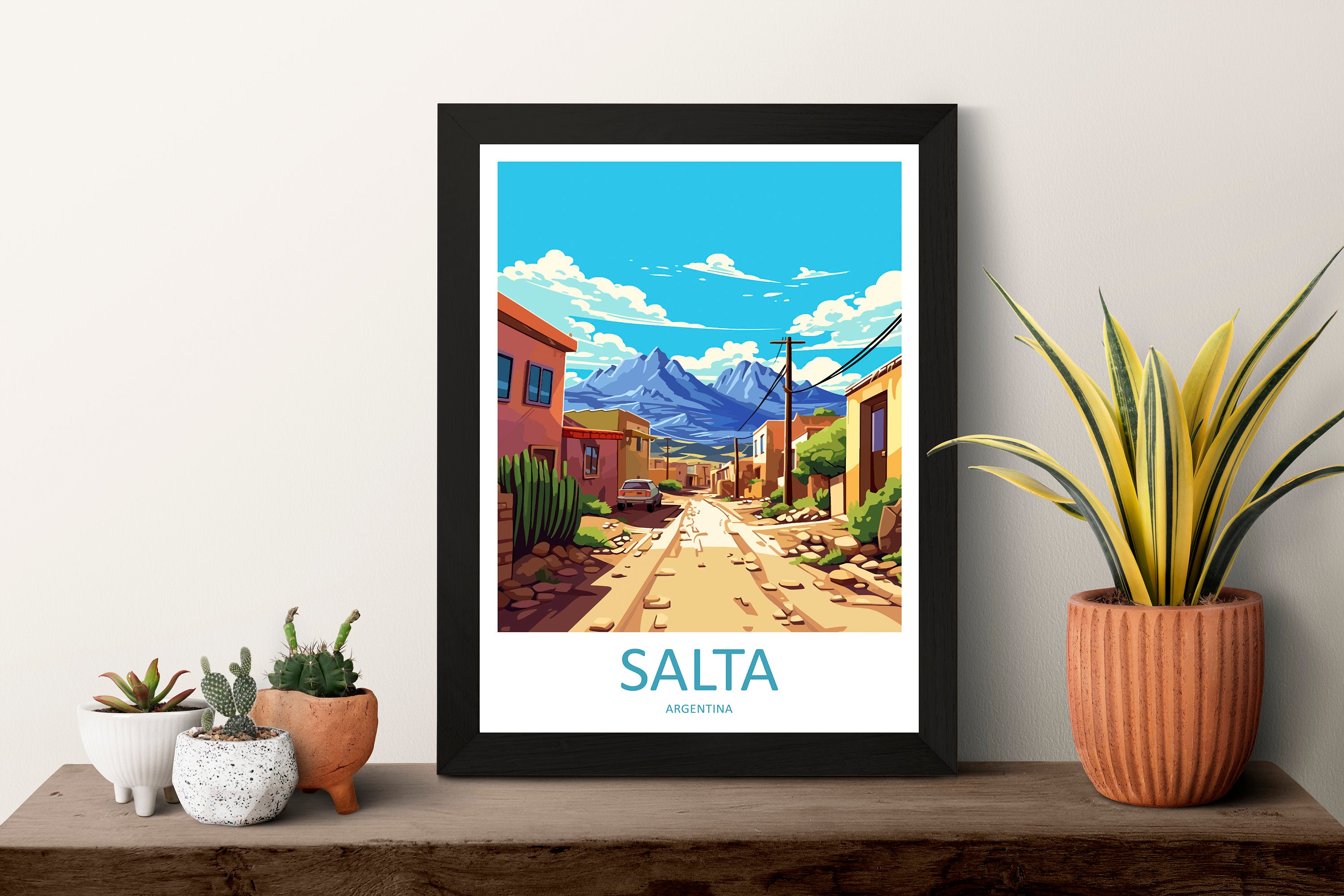 Salta Travel Print Wall Art Salta Wall Hanging Home Décor Salta Gift Art Lovers Argentina Art Lover Gift Salta Argentina Wall Art