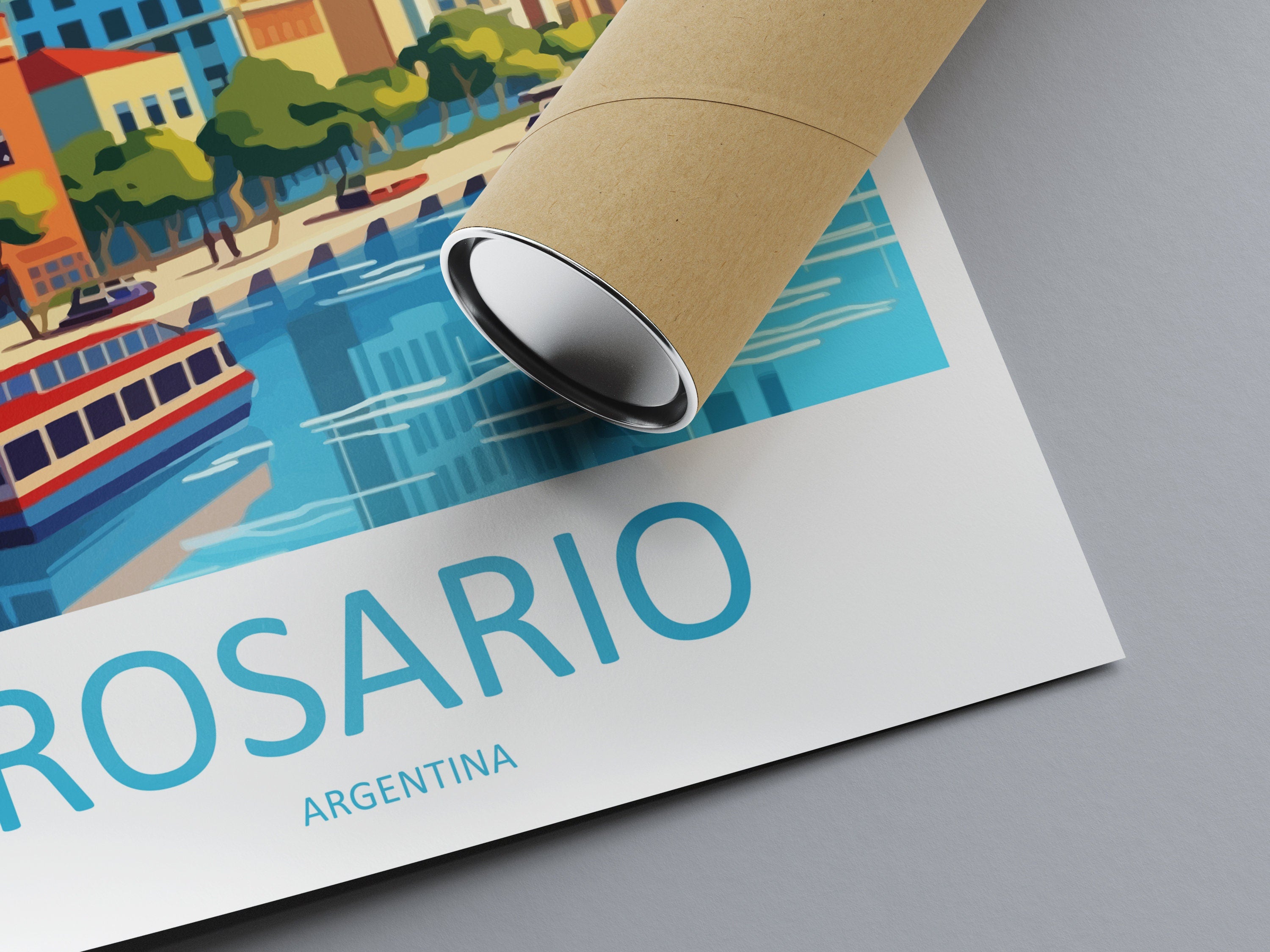 Rosario Travel Print Wall Art Rosario Wall Hanging Home Décor Rosario Gift Art Lovers Argentina Art Lover Gift Rosario Argentina Wall Art