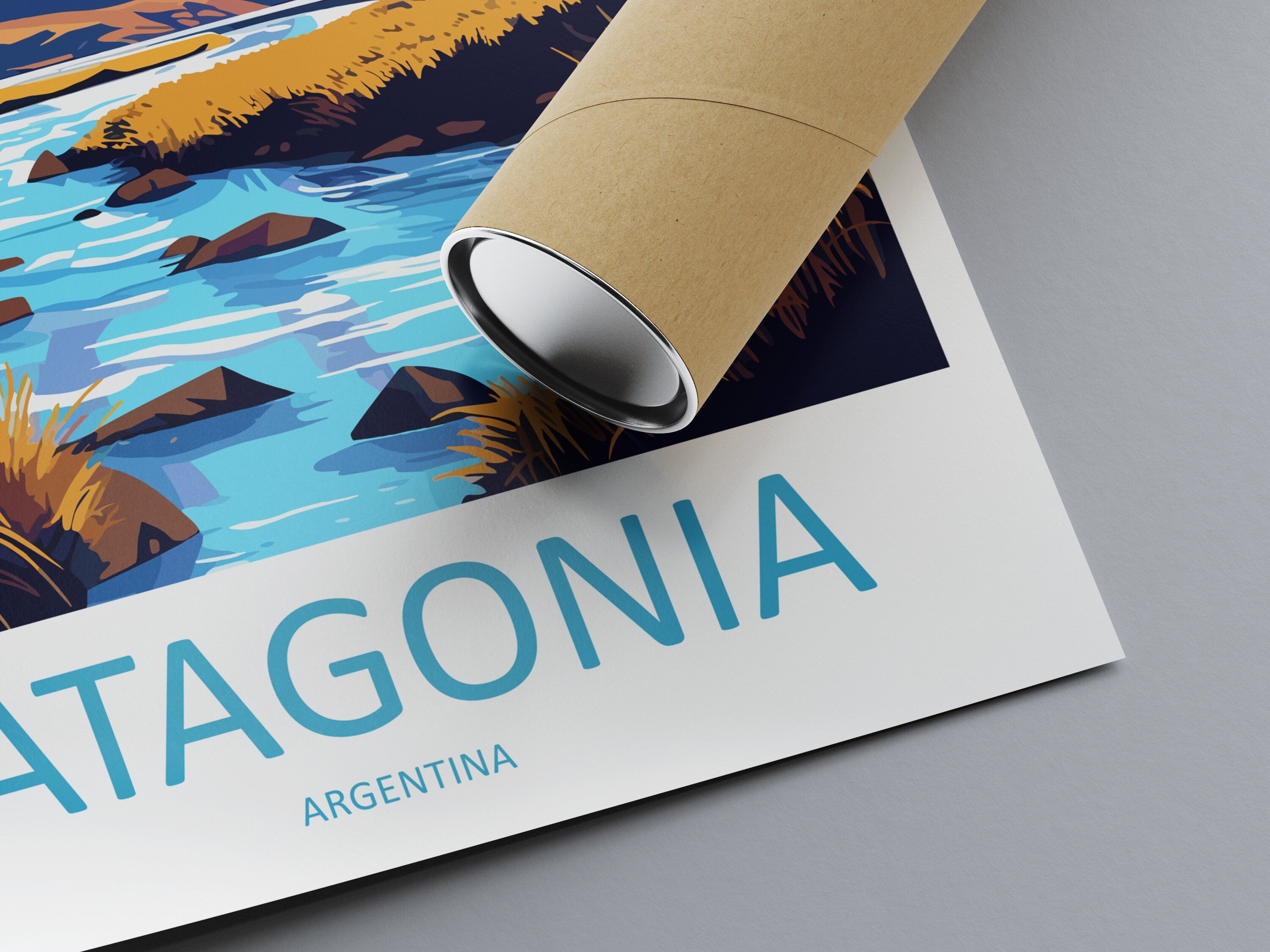 Patagonia Travel Print Wall Art Patagonia Wall Hanging Home Decoration Patagonia Gift Art Lovers Wall Art Print Art Patagonia Wall Print