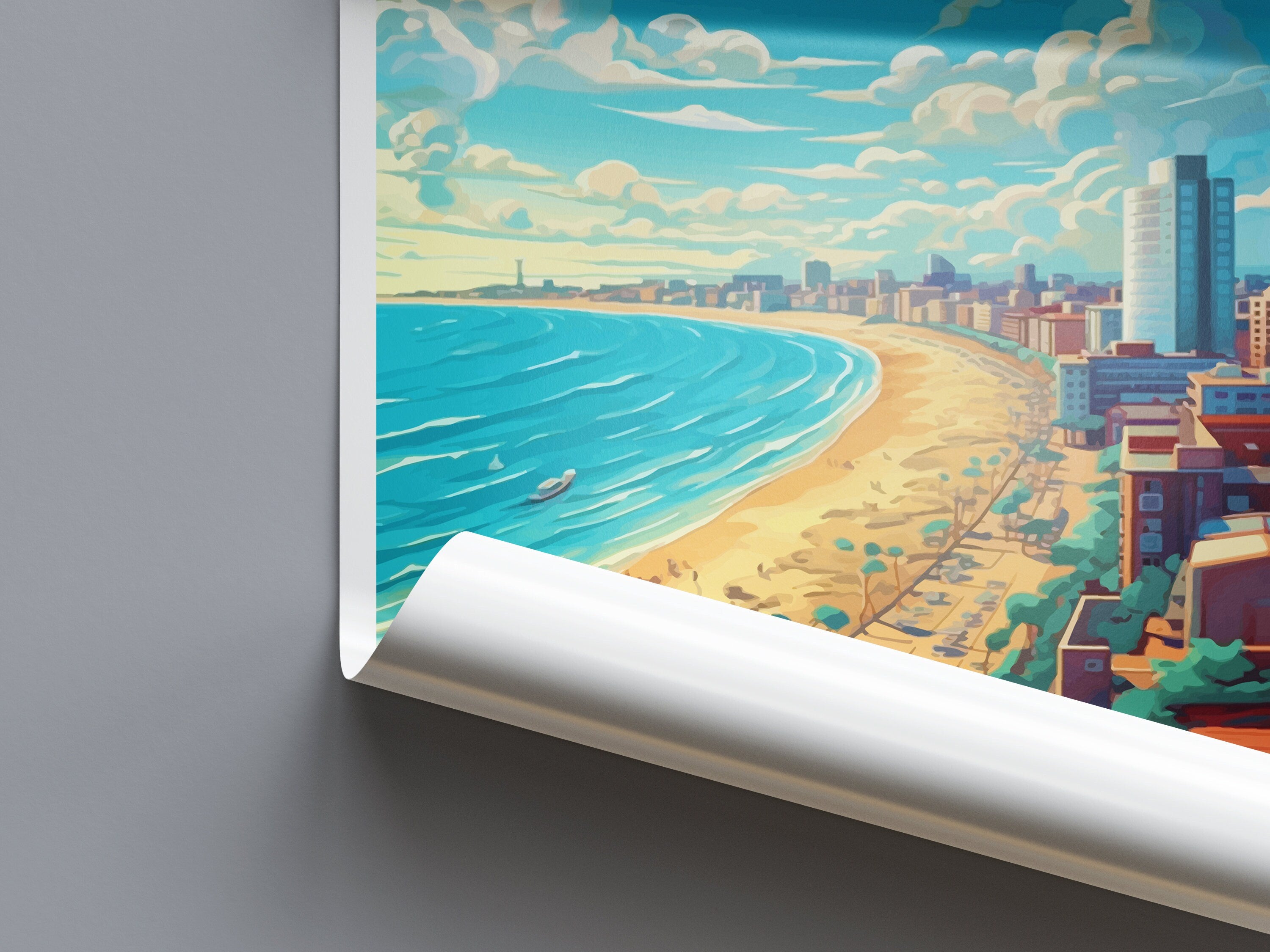 Mar Del Plata Travel Print Wall Art Mar Del Plata Wall Hanging Home Decor Mar Del Plata Gift Art Lovers Wall Art Print Art Mar Del Plata Art