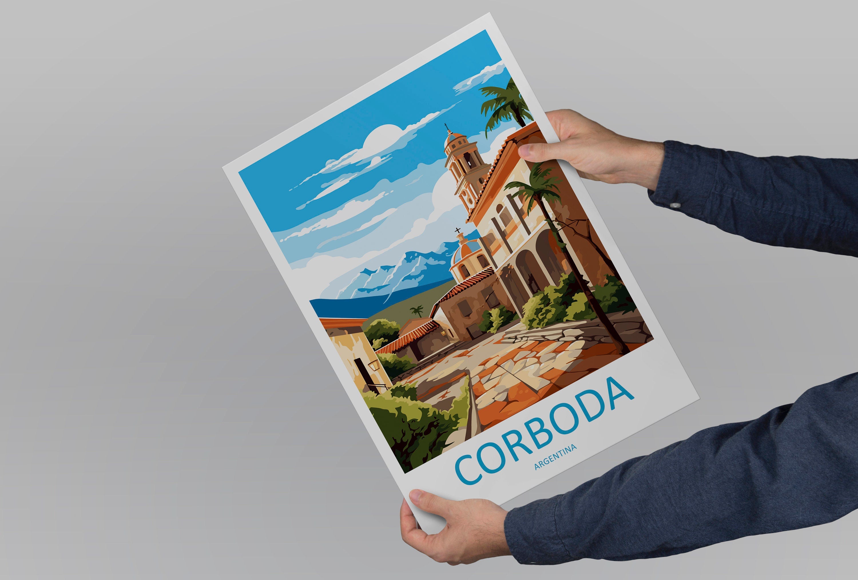 Corboda Travel Print Wall Art Corboda Wall Hanging Home Decor Corboda Gift Art Lovers Wall Art Print Art Corboda Argentina Artwork