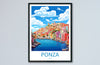 Ponza Travel Print Wall Art Ponza Wall Hanging Home Décor Ponza Gift Art Lovers Italy Art Lover Gift Ponza Print Italy Wall Art Decor