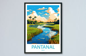 Pantanal Travel Print Wall Art Pantanal Wall Hanging Home Decor Pantanal Gift Art Lovers Wall Art Print Art Brazil Travel Poster