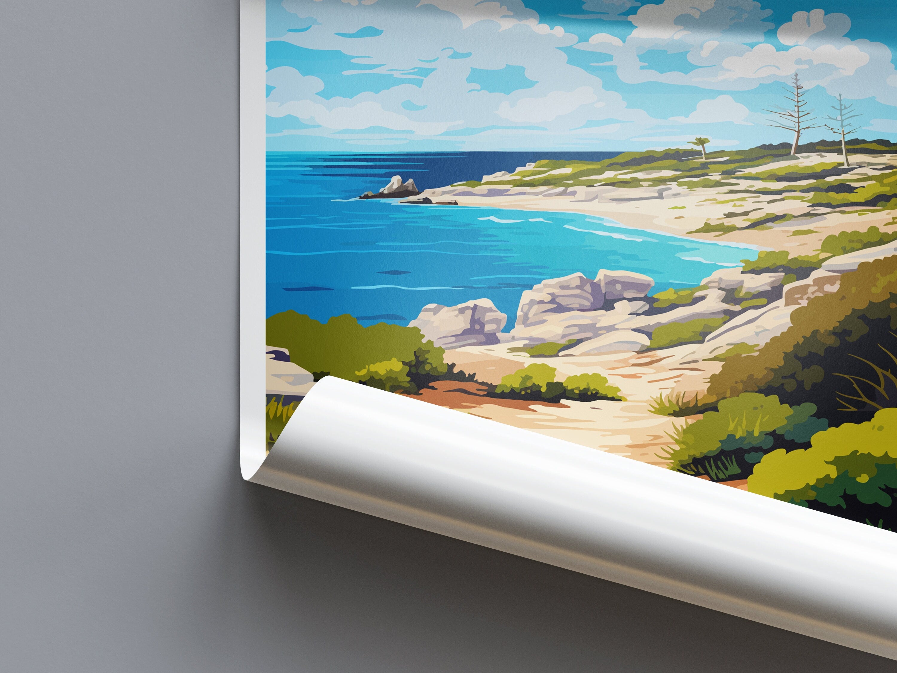 Rottnest Island Travel Print Wall Art Rottnest Island Wall Hanging Home Décor Rottnest Island Gift Art Lovers Wall Art Australia Poster Deco