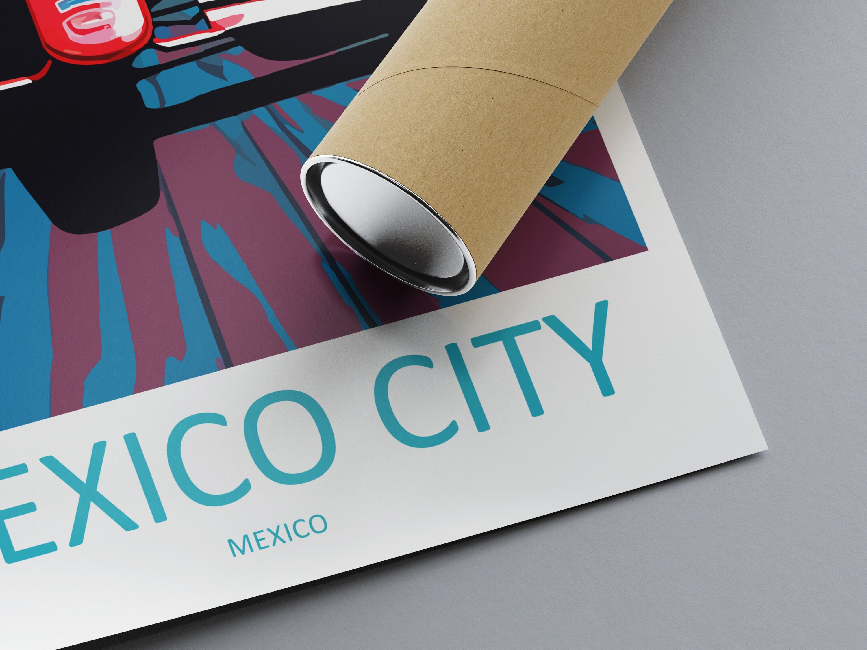 Mexico City Travel Print Wall Decor Mexico City Circuit Poster Motorsport Travel Print Art Print Racing Illustration Mexico Race car Art