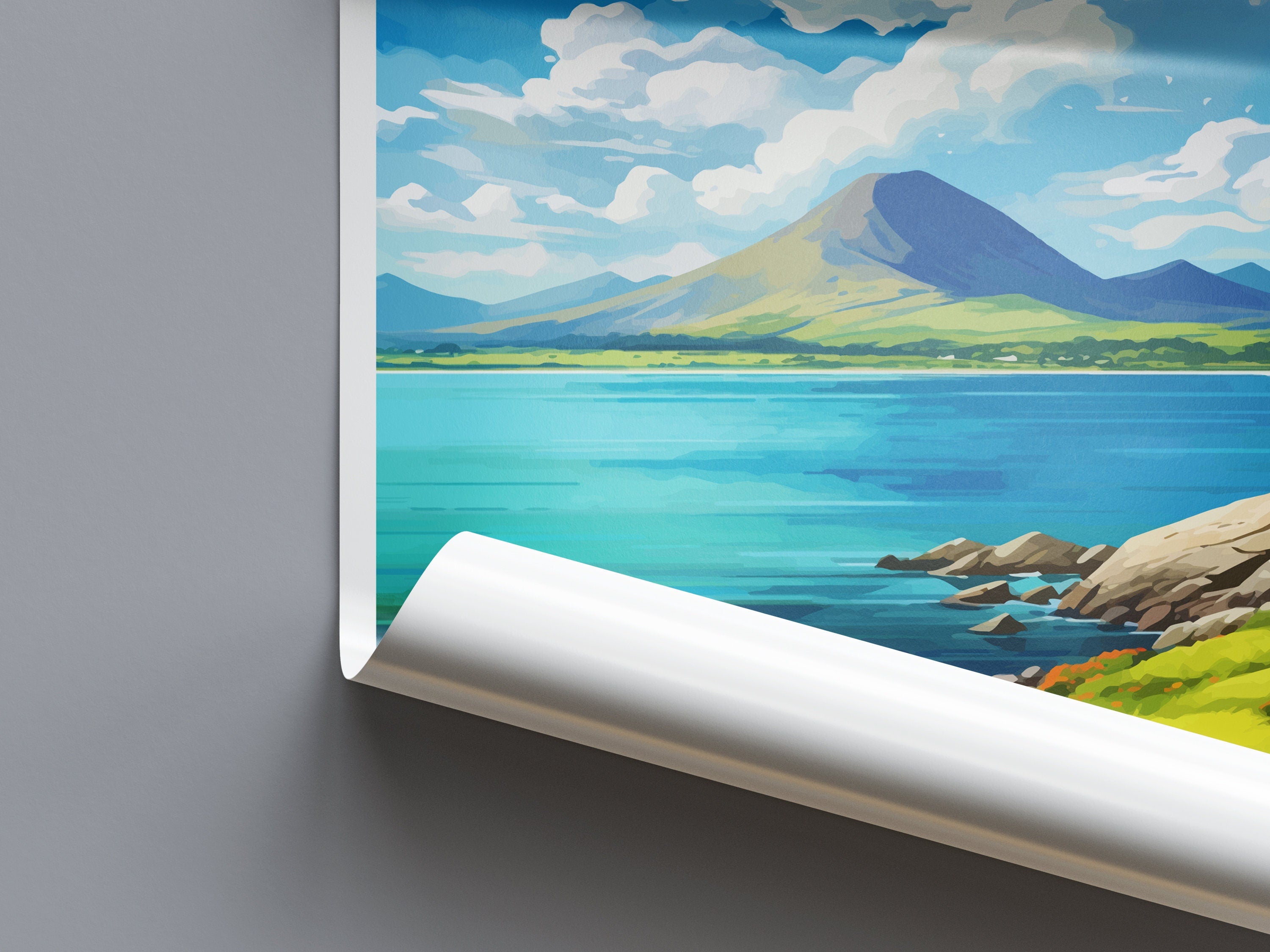 Isle Of Raasay Travel Print Wall Art Isle Of Raasay Wall Hanging Home Décor Isle Of Raasay Gift Art Lovers Scotland Art Lover Travel Gift