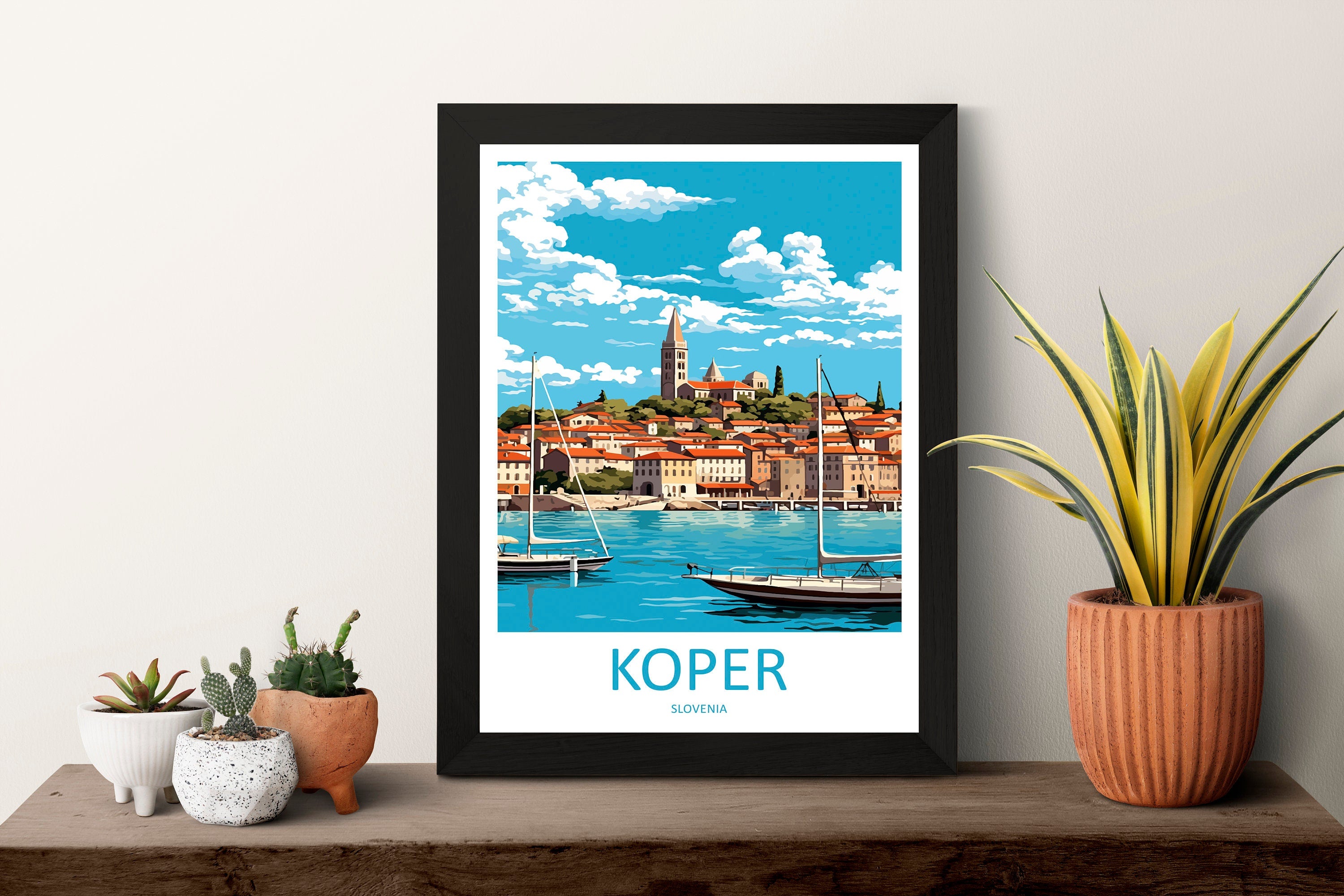 Koper Travel Print Koper Home Décor Slovenia Art Print Koper Wall Print For Gift Wall Hanging Art Travel Slovenia Artwork