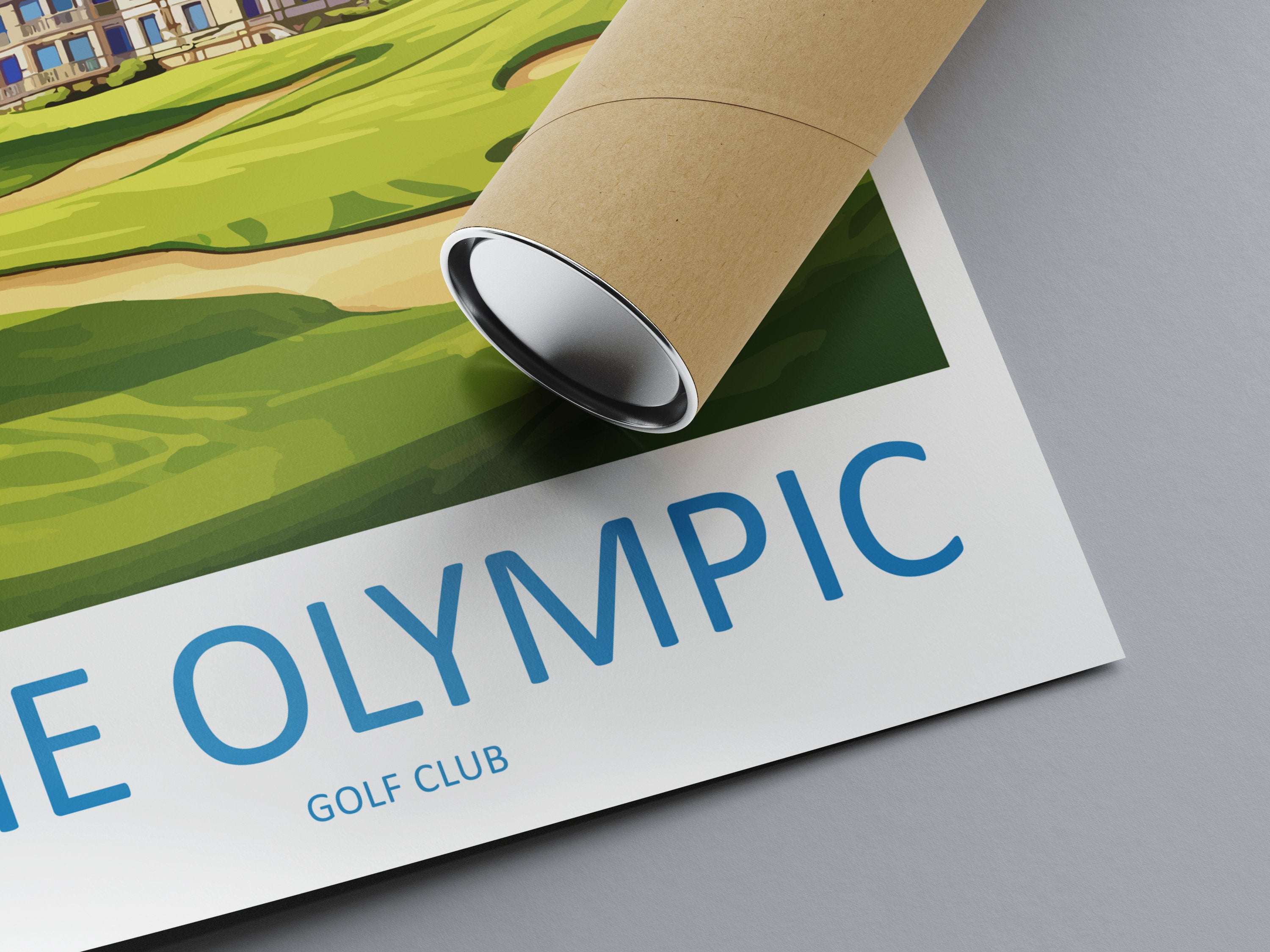 The Olympic Golf Club Travel Print Wall Art The Olympic Golf Course Wall Hanging Home Décor The Olympic Golf Course Gift Art Lovers