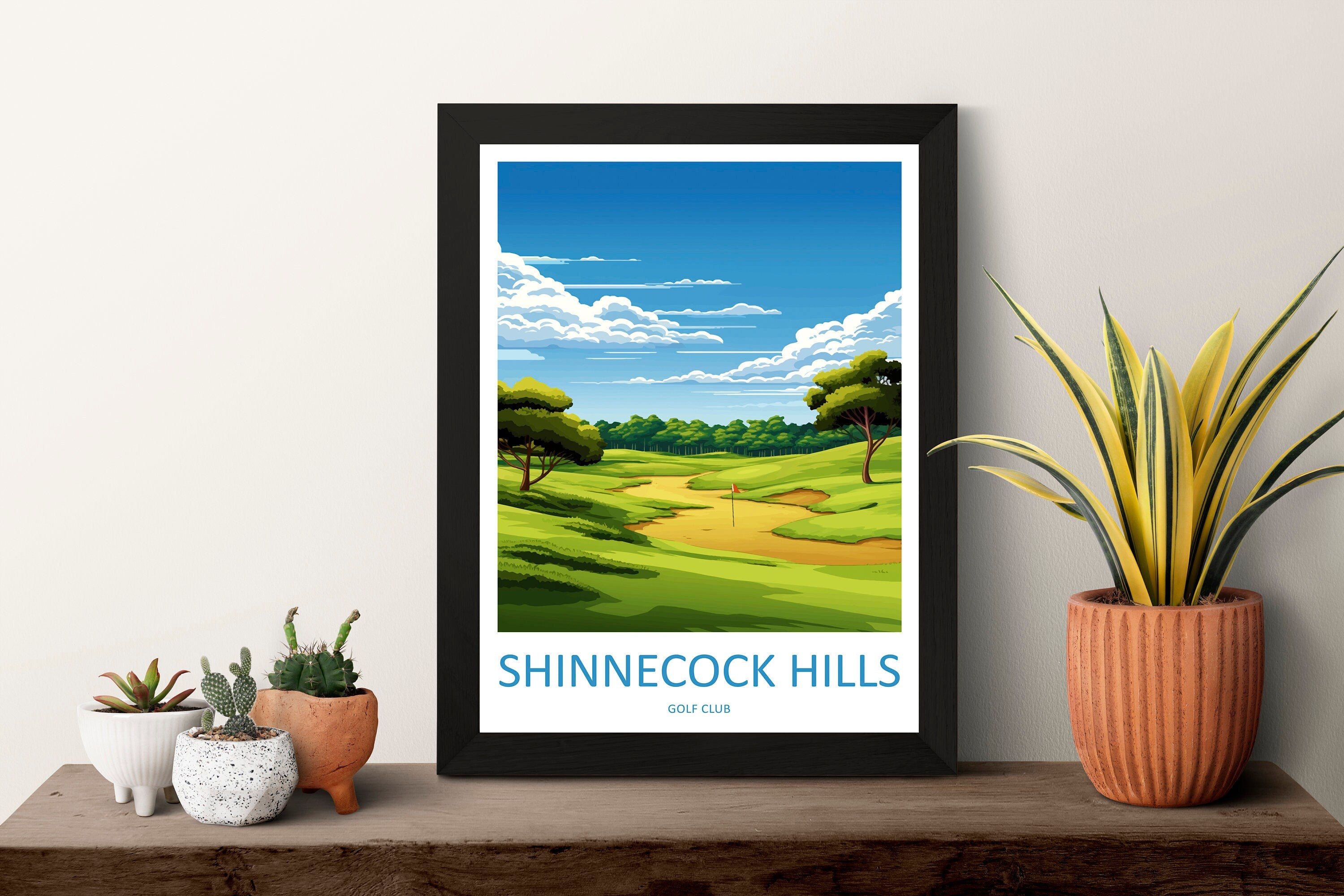 Shinnecock Hills Golf Travel Print Wall Art Shinnecock Hills Golf Course Wall Hanging Home Décor Shinnecock Hills Golf Gift Art Lovers