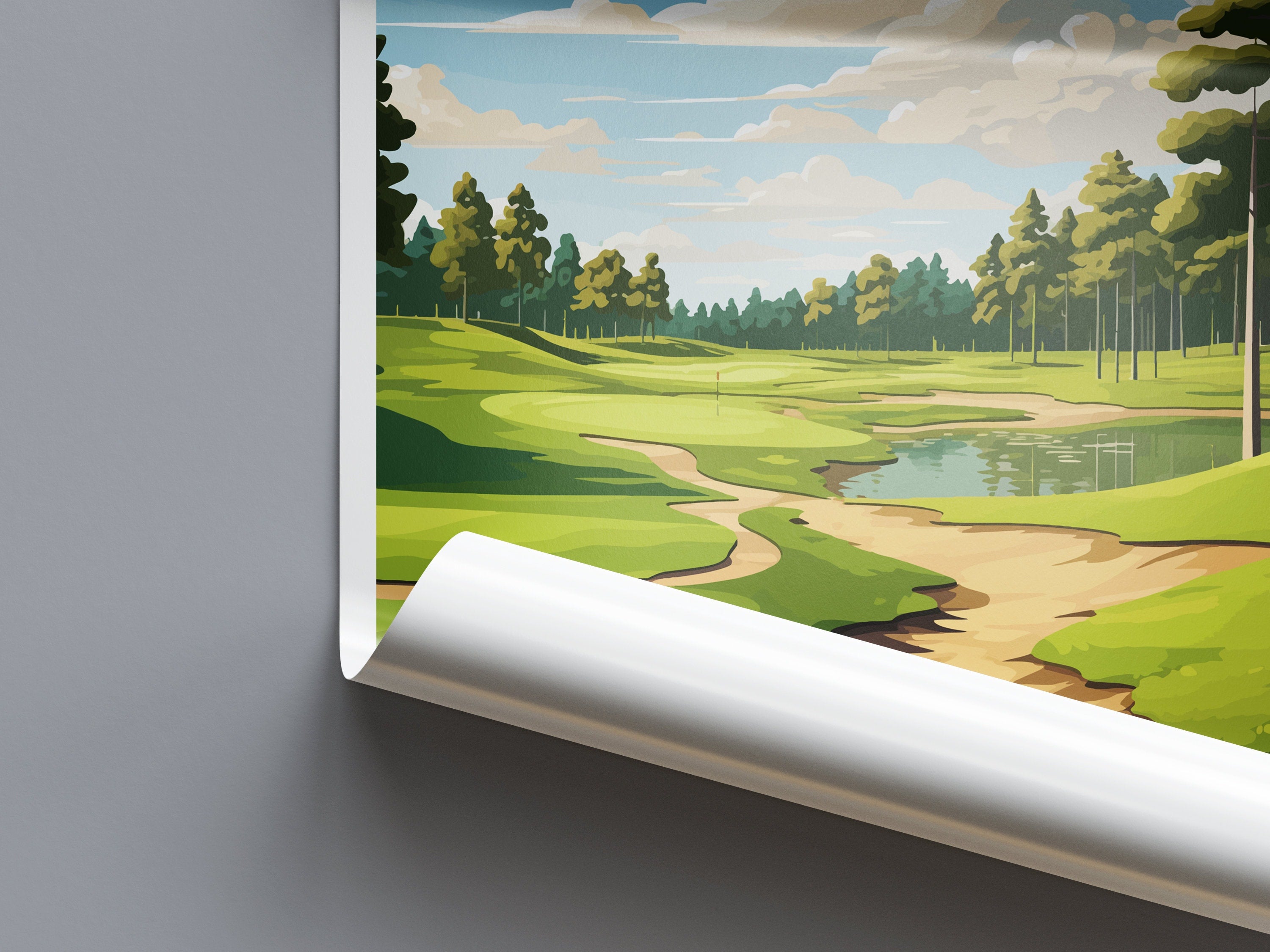 Shadow Creek Golf Travel Print Wall Art Shadow Creek Golf Course Wall Hanging Home Décor Shadow Creek Golf Gift Art Lovers