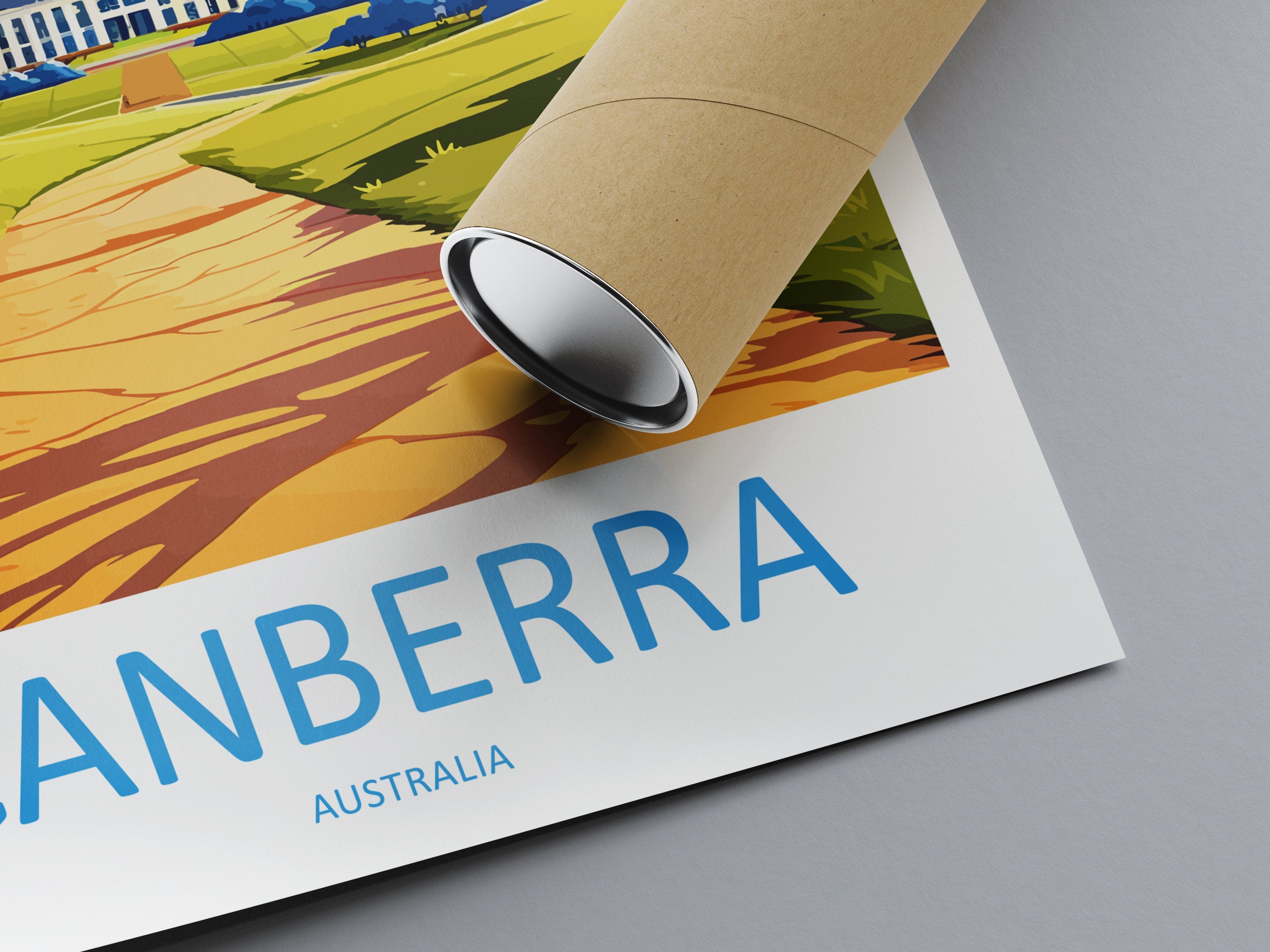 Canberra Travel Print Wall Art Canberra Wall Hanging Home Décor Canberra Gift Art Lovers Wall Art Australia Poster Art