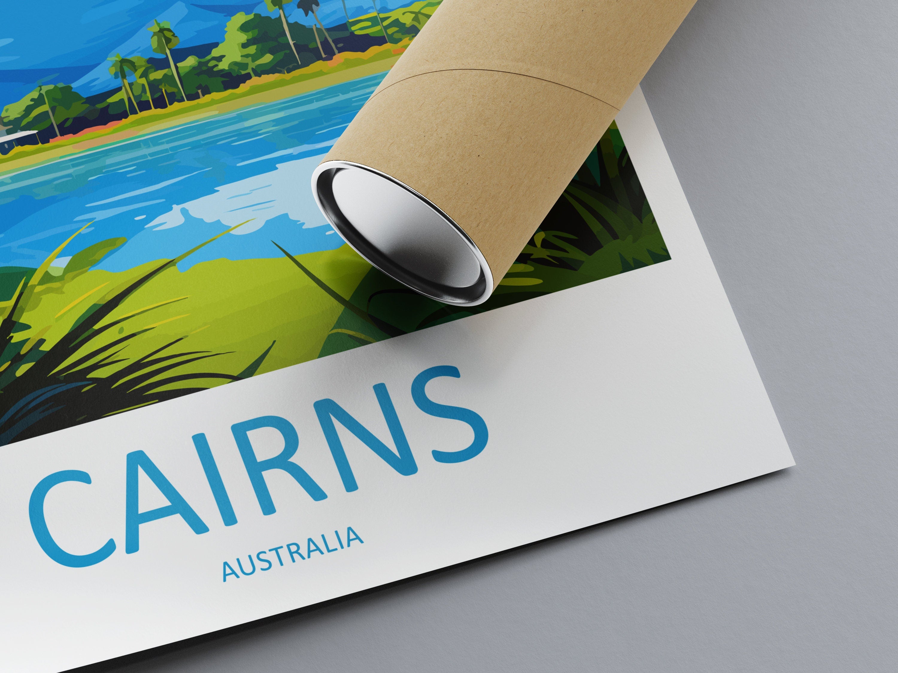 Cairns Travel Print Wall Art Cairns Wall Hanging Home Décor Cairns Gift Art Lovers Wall Art Australia Poster Art