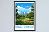 Royal Botanic Garden Travel Print Wall Art Royal Botanic Garden Wall Hanging Home Décor Royal Botanic Garden Gift Art Lovers