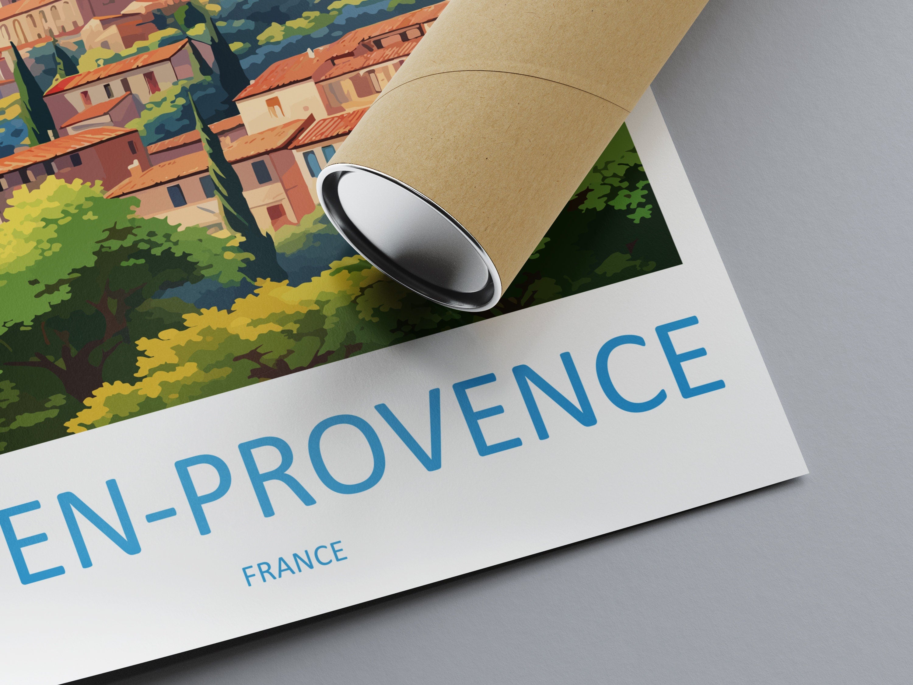 Aix En Provence Travel Print Wall Art Aix En Provence Wall Hanging Home Décor Aix En Provence Gift Art Lovers France Art Lover Gift