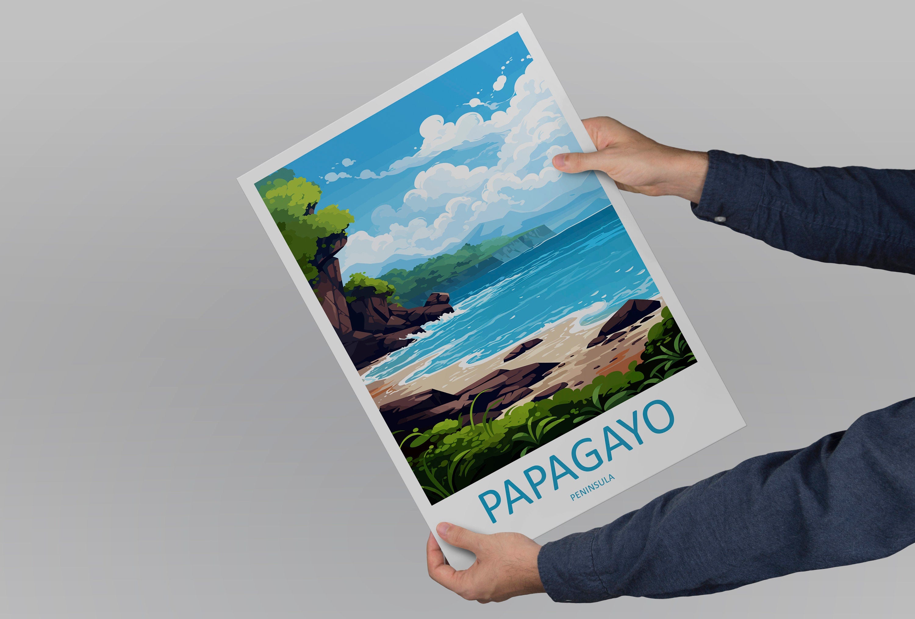 Papagayo Peninsula Travel Print Wall Art Papagayo Peninsula Wall Hanging Home Décor Papagayo Peninsula Gift Art Lovers Wall Art Costa Rica