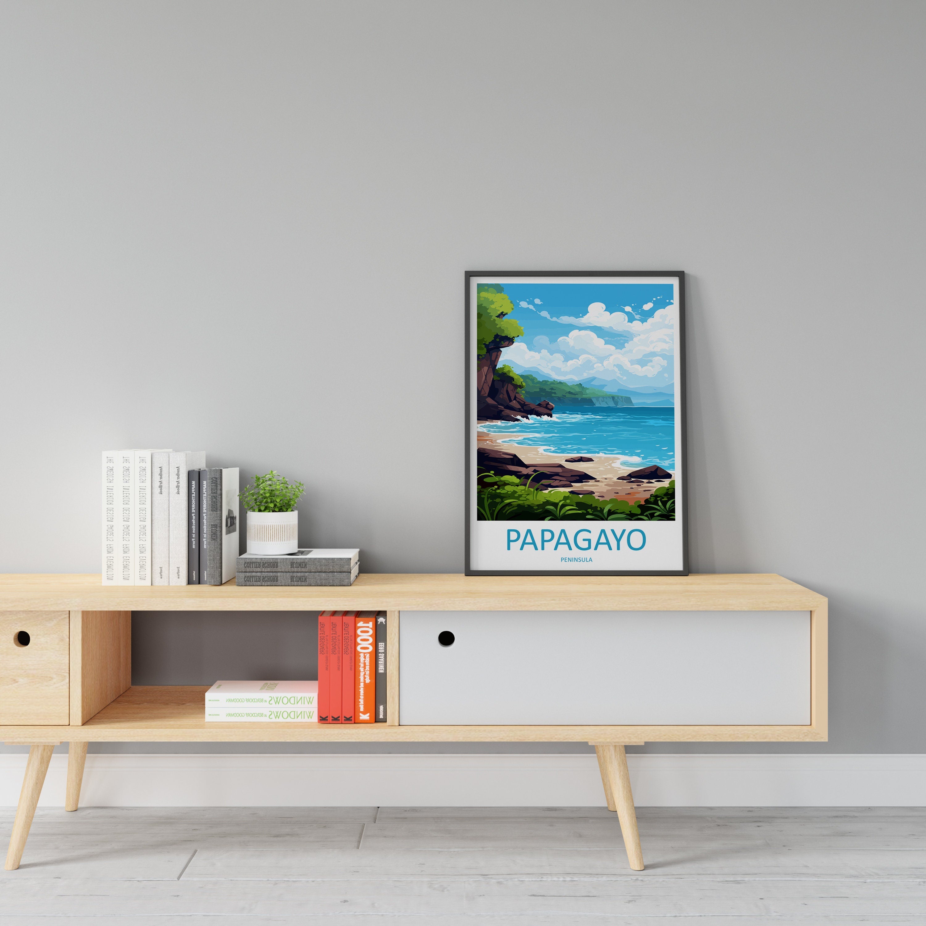 Papagayo Peninsula Travel Print Wall Art Papagayo Peninsula Wall Hanging Home Décor Papagayo Peninsula Gift Art Lovers Wall Art Costa Rica