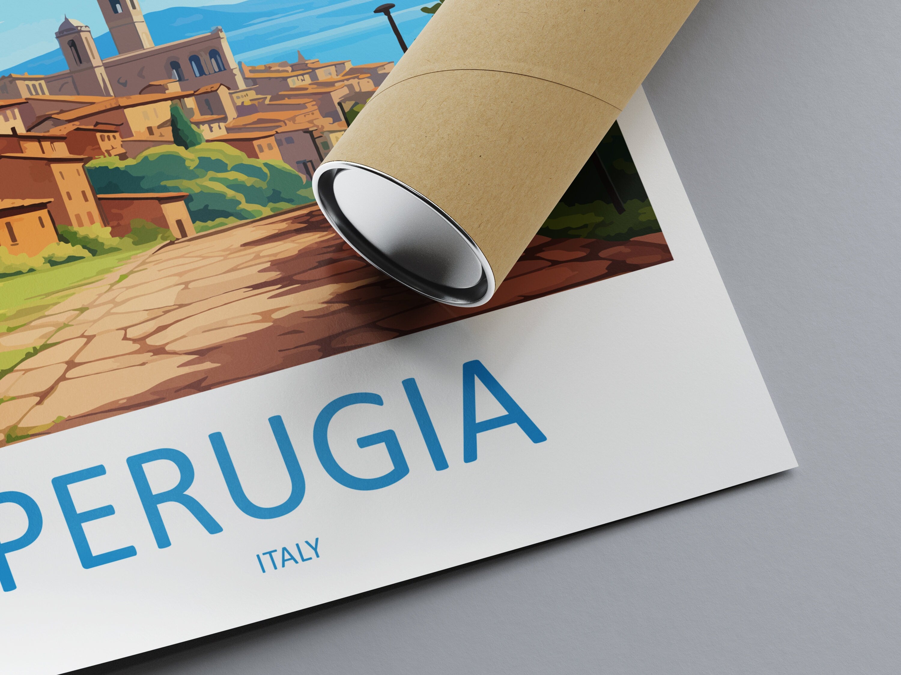 Perugia Travel Print Wall Art Perugia Italy Wall Hanging Home Decor Perugia Gift Art Lovers Wall Art Print Perugia Italy