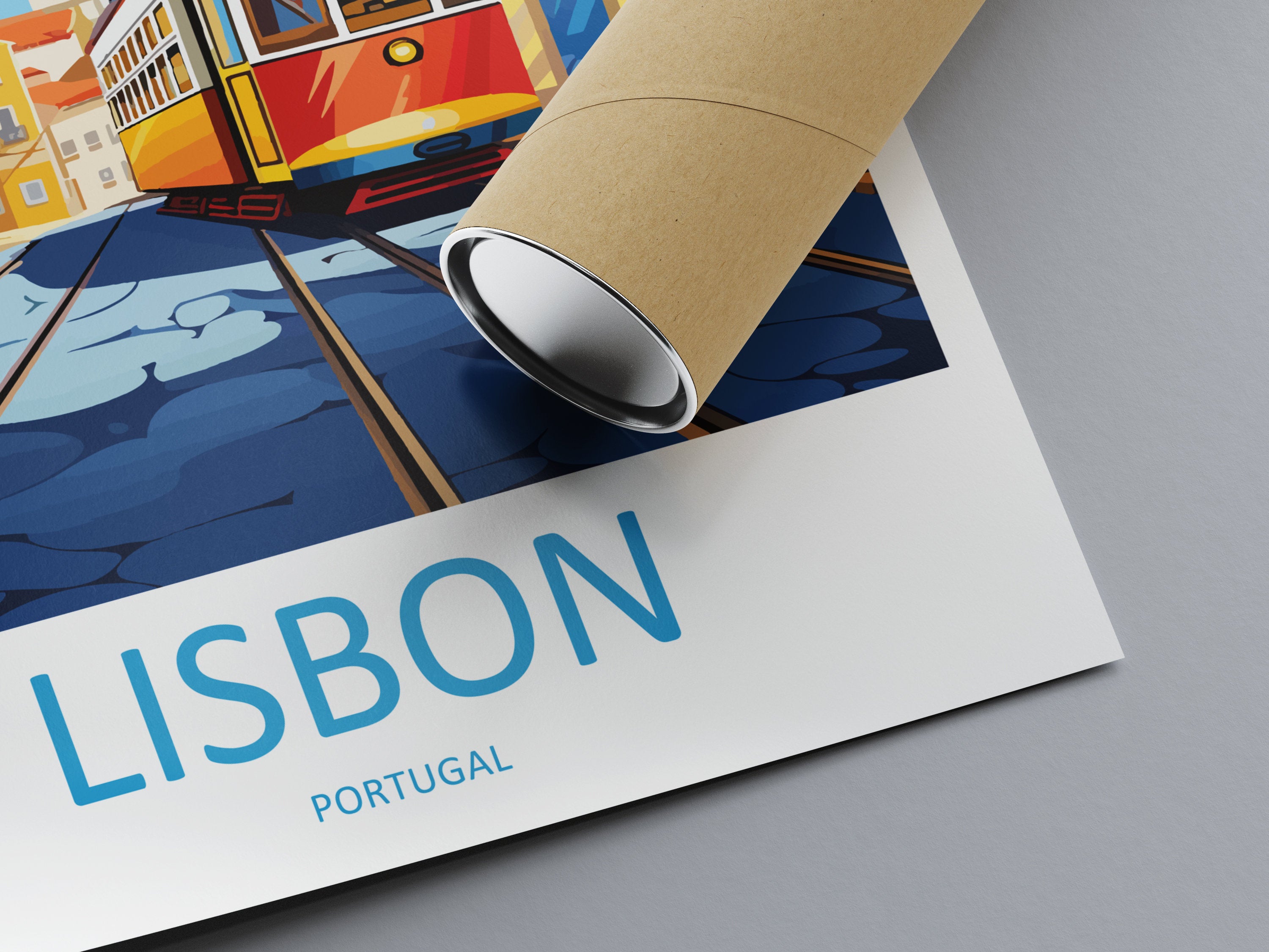 Lisbon Travel Print Wall Art Lisbon Wall Hanging Home Décor Lisbon Gift Art Lovers Portugal Art Lover Gift Lisbon Poster