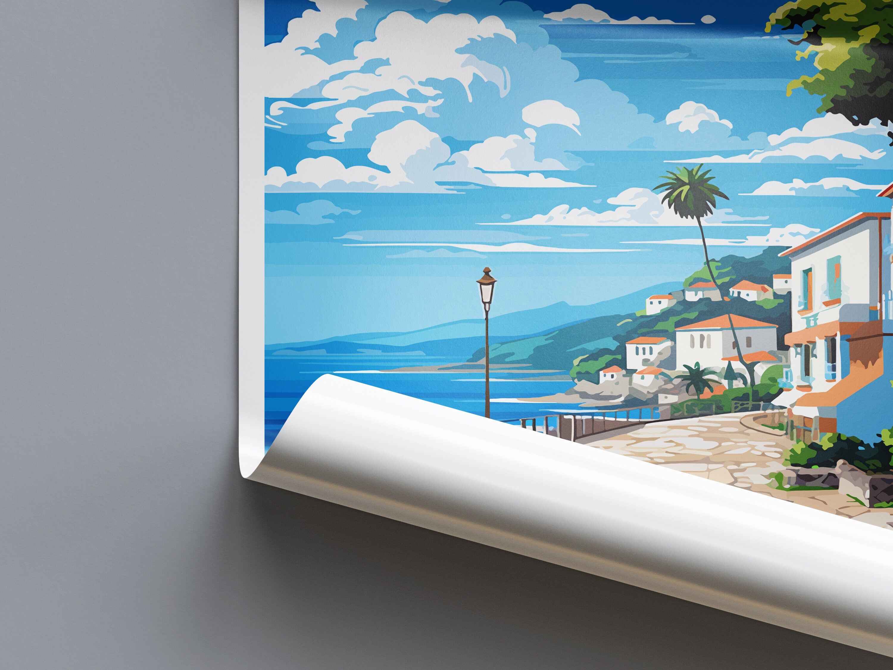 Angra do Heroísmo Travel Print Wall Art Angra do Heroísmo Wall Hanging Home Décor Angra do Heroísmo Gift Art Lovers Portugal Art Lover Gift