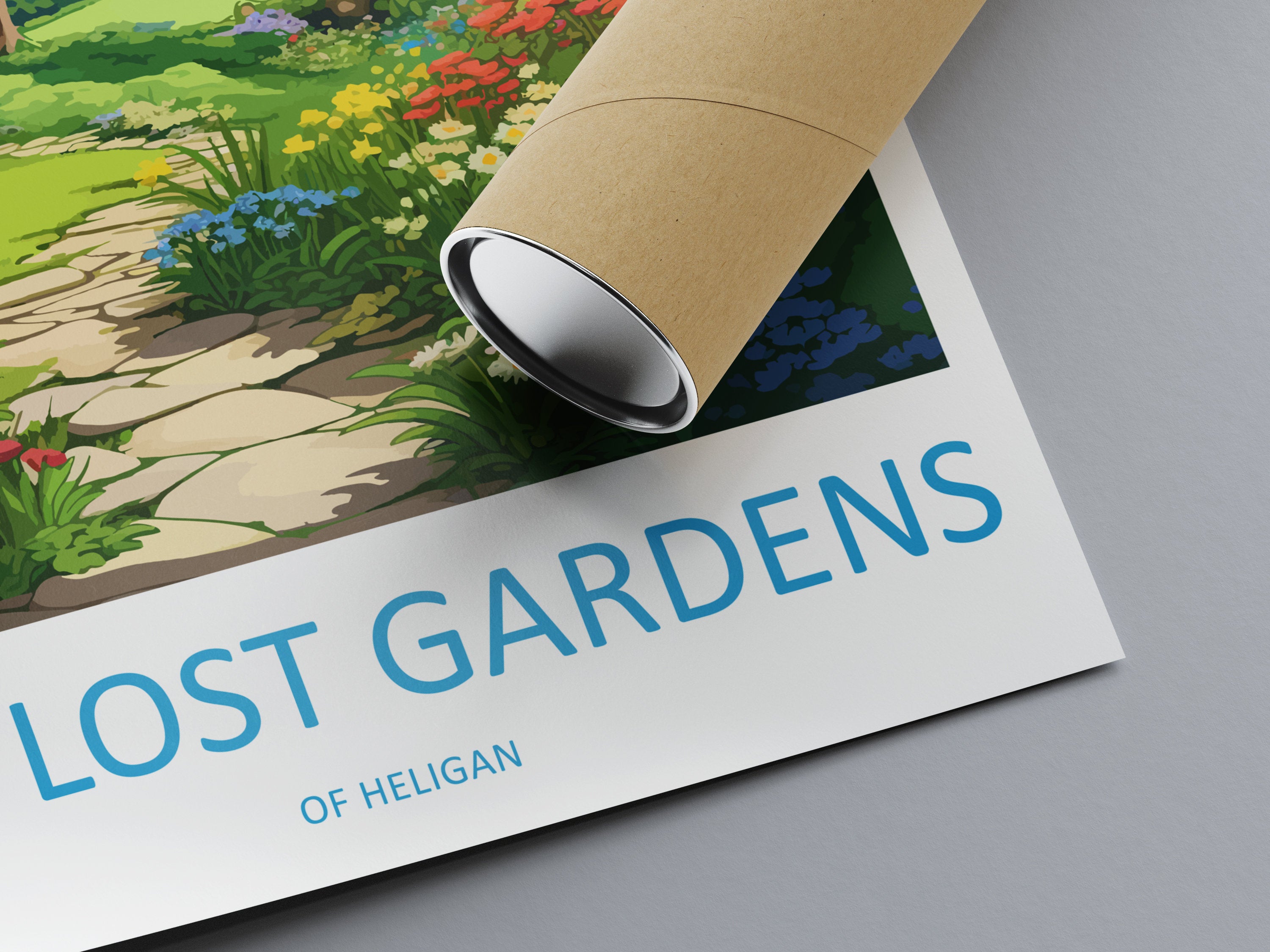 The Lost Gardens Of Heligan Travel Print Wall Art The Lost Gardens Of Heligan Wall Hanging Home Décor The Lost Gardens Of Heligan Gift Art