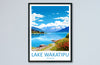 Lake Wakatipu Travel Print Wall Art Lake Wakatipu Wall Hanging Home Décor Lake Wakatipu Gift Art Lovers New Zealand Art Lover Gift