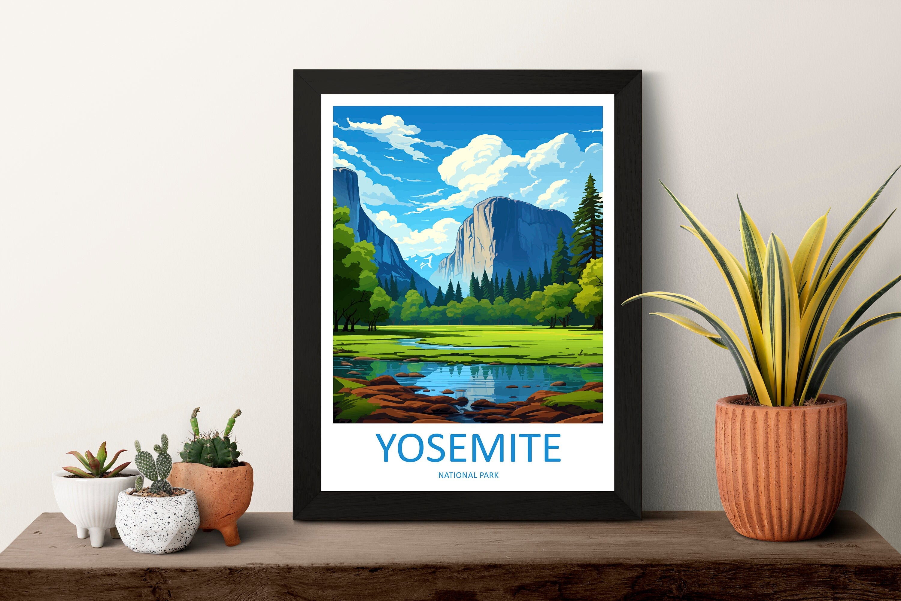 Yosemite Travel Print Wall Art Yosemite Wall Hanging Home Decor National Park Gift Yosemite Lovers National Park Wall Yosemite National Park