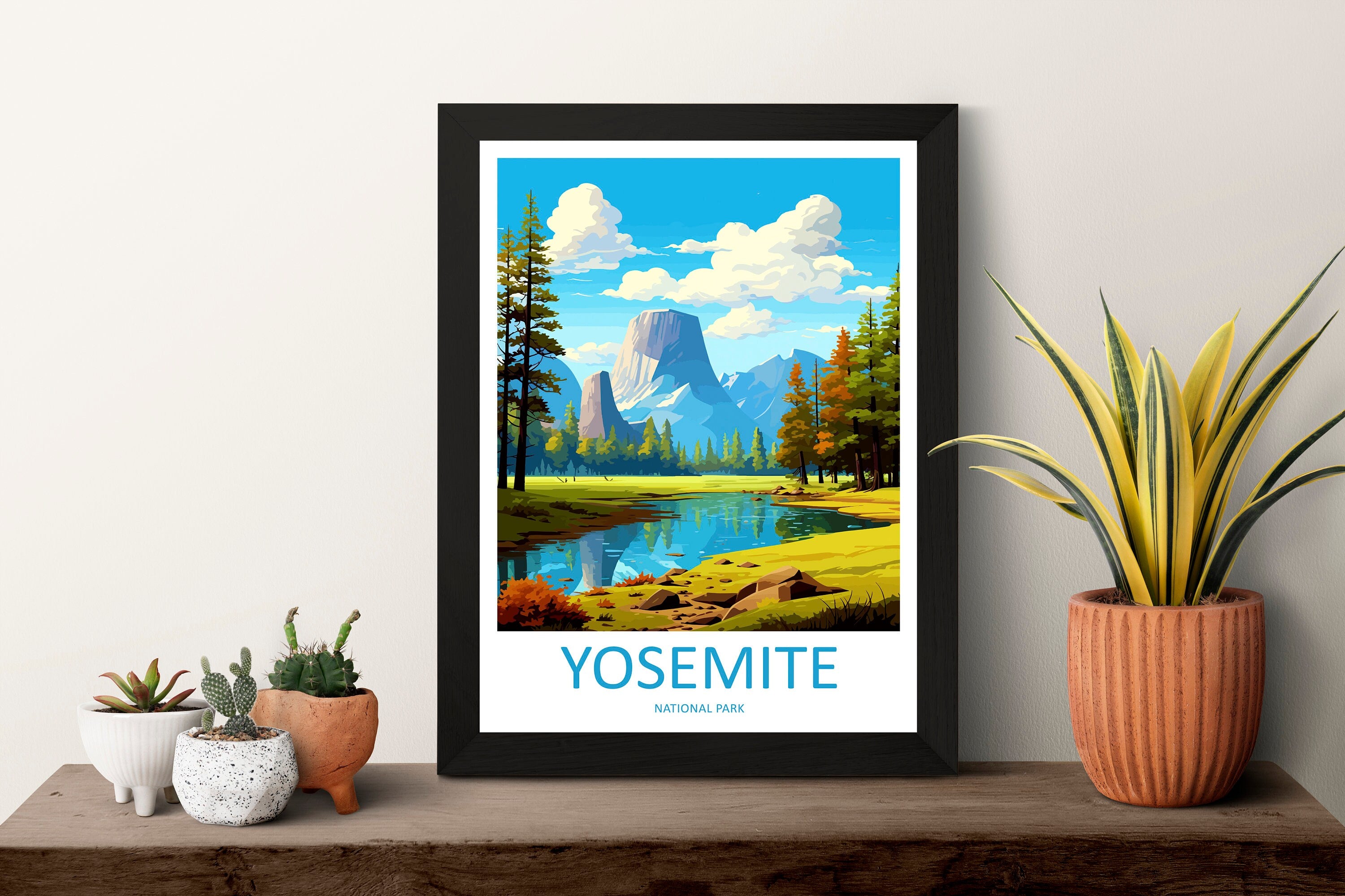 Yosemite Travel Print Wall Art Yosemite Wall Hanging Home Decor National Park Gift Yosemite Lovers National Park Wall Yosemite National Park