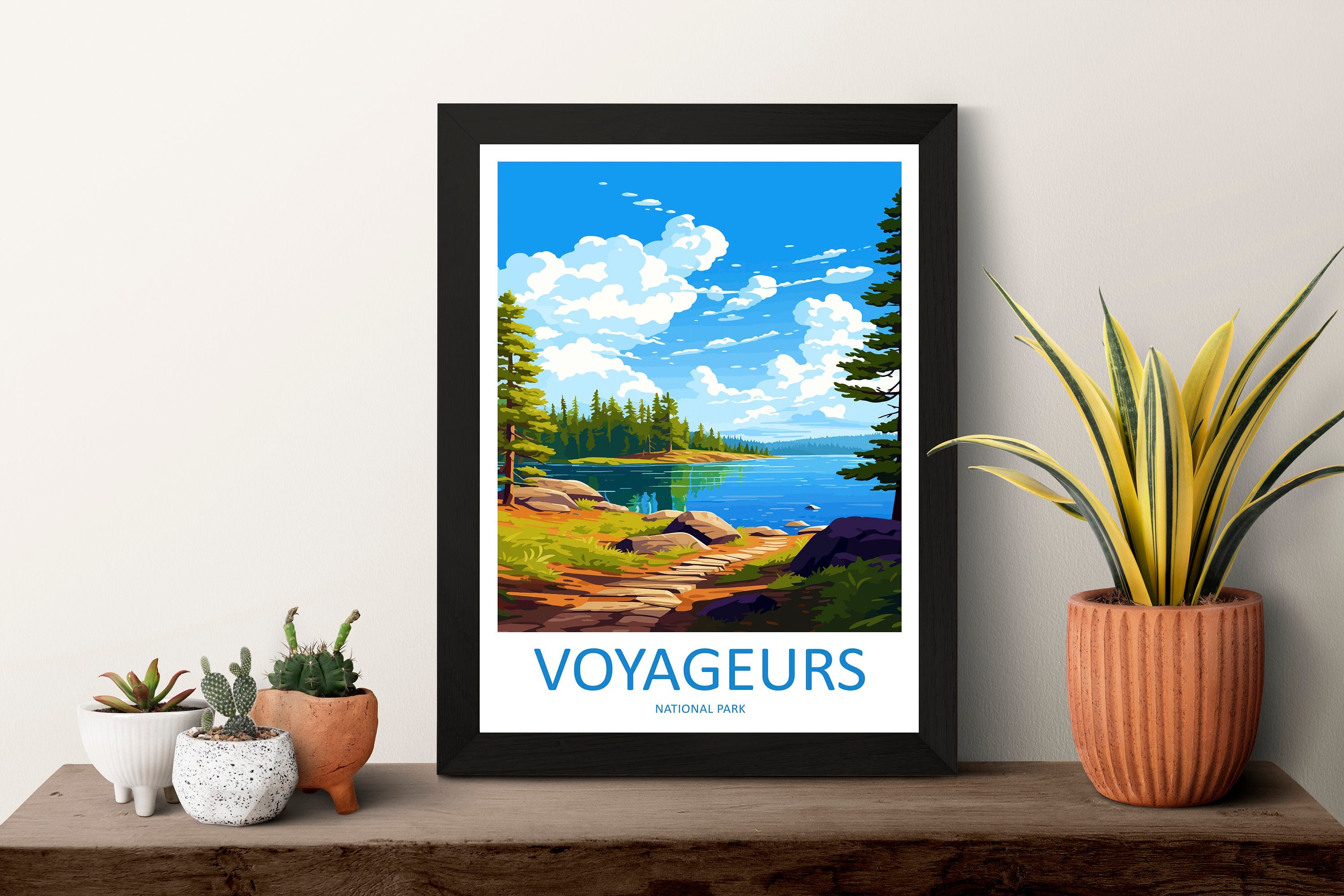 Voyageurs National Park Travel Print Wall Art Voyageurs National Park Wall Hanging Home Décor Voyageurs National Park Art Gift Poster