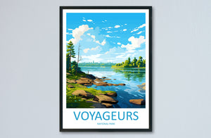 Voyageurs National Park Travel Print Wall Art Voyageurs National Park Wall Hanging Home Décor Voyageurs National Park Art Gift Poster