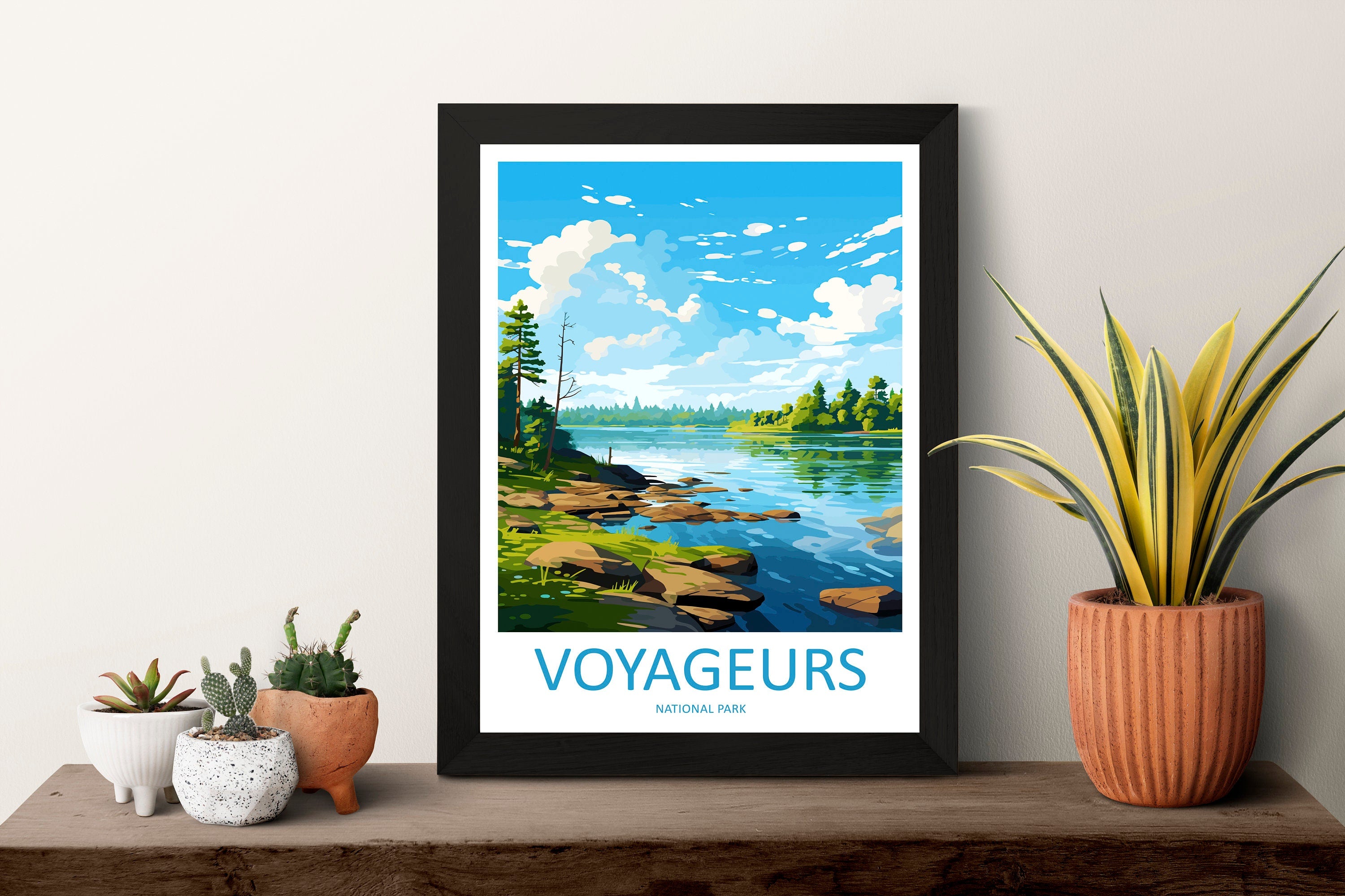 Voyageurs National Park Travel Print Wall Art Voyageurs National Park Wall Hanging Home Décor Voyageurs National Park Art Gift Poster