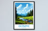 Olympic National Park Travel Print Wall Art Olympic National Park Wall Hanging Home Décor Olympic National Park Art Gift Poster